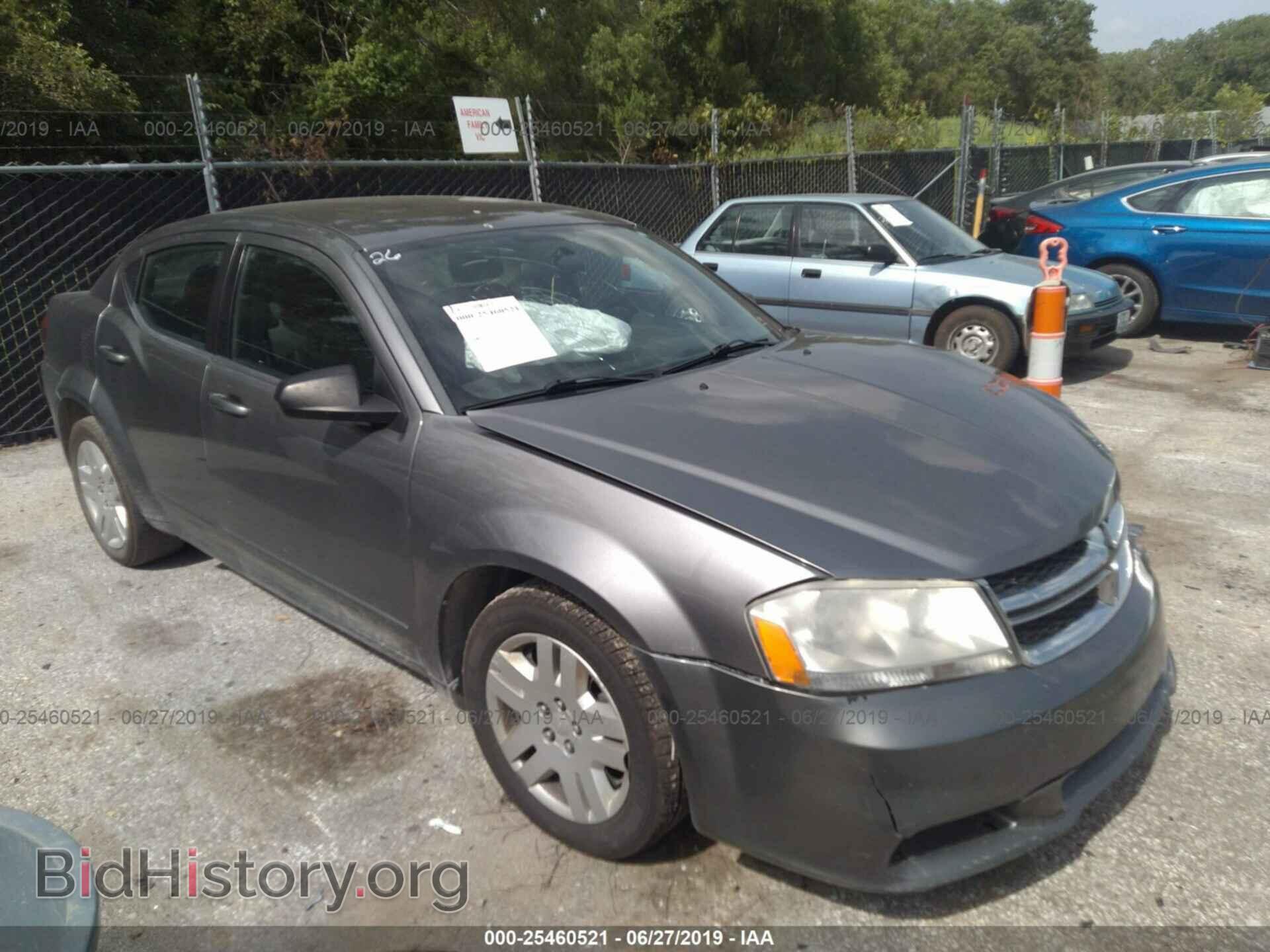 Photo 1C3CDZAB2CN209466 - DODGE AVENGER 2012