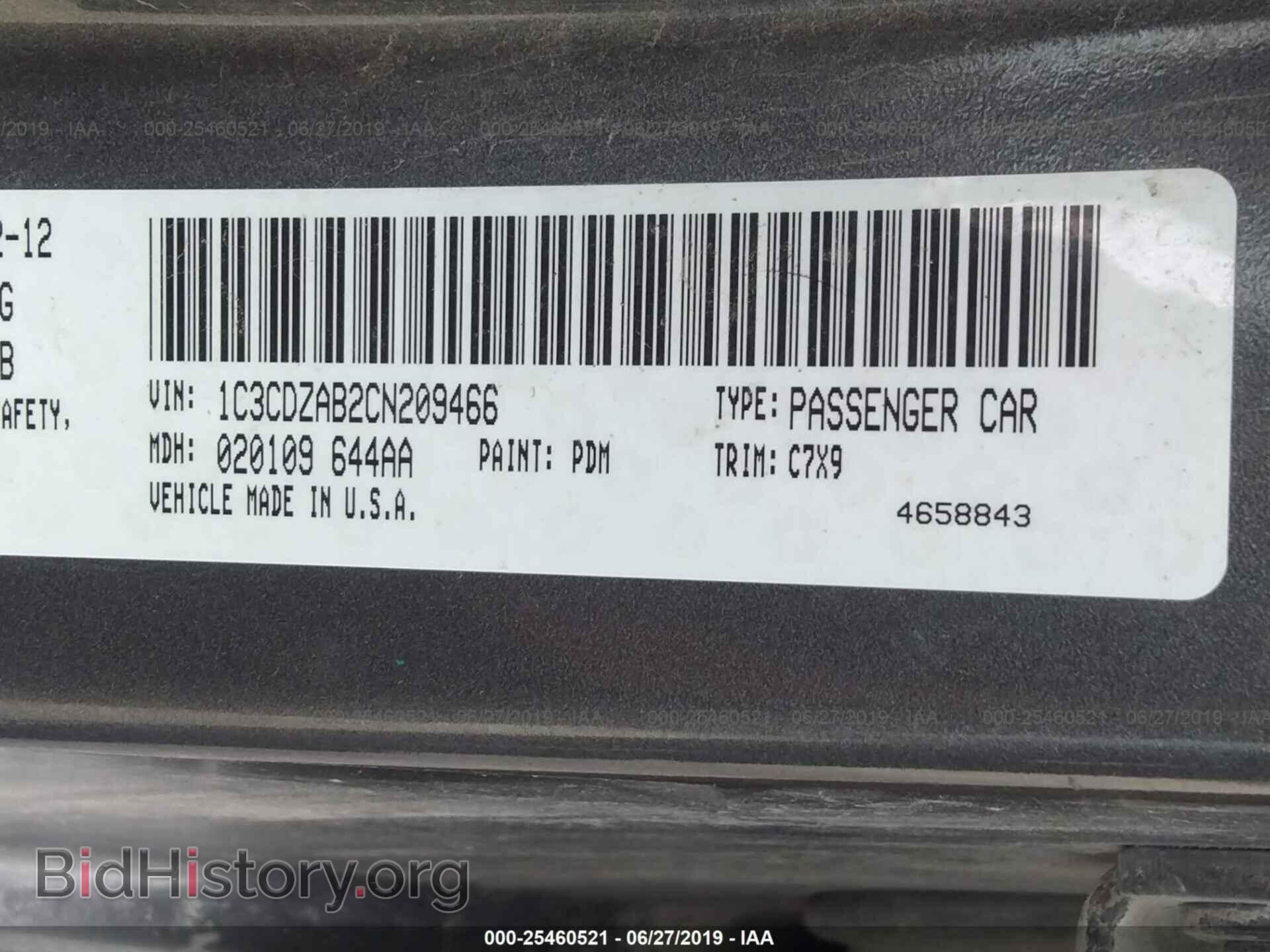 2012 DODGE AVENGER - VIN: 1C3CDZAB2CN209466 - Photo 9