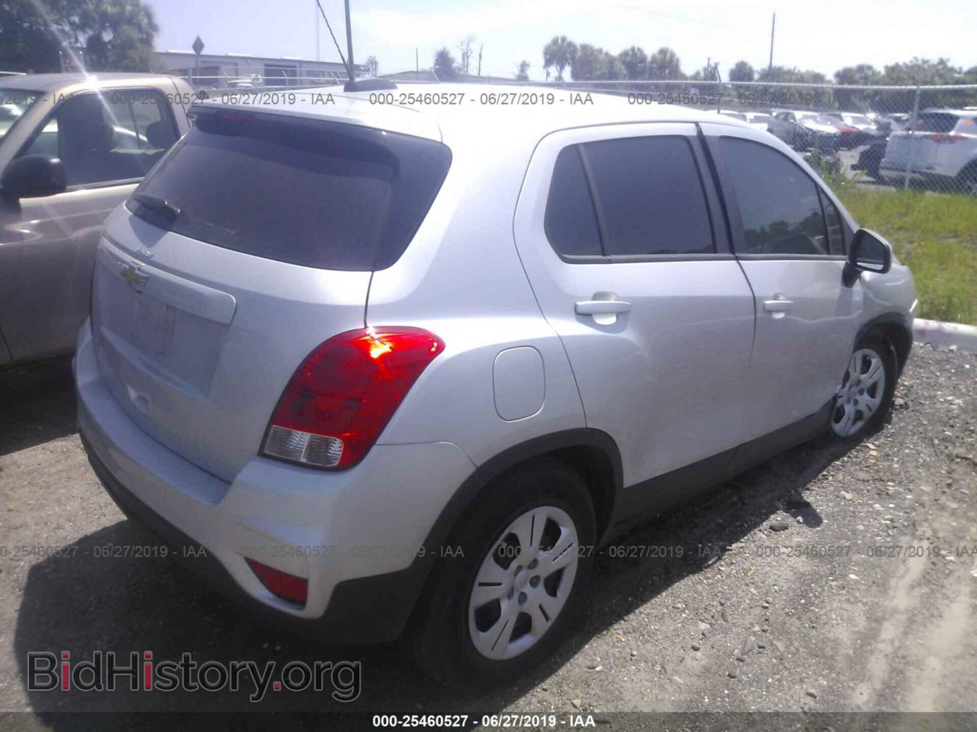 2017 CHEVROLET TRAX - VIN: 3GNCJKSB0HL233029 - Фото 4