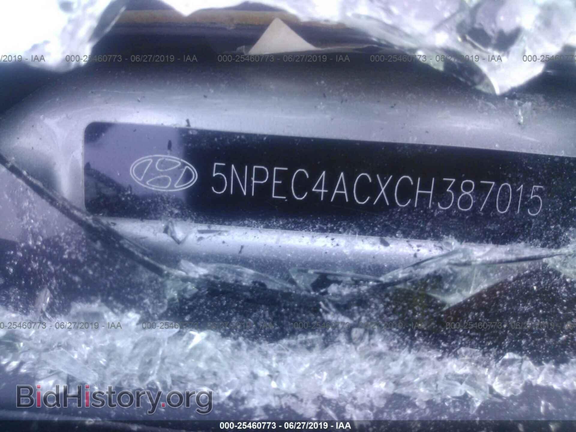 2012 HYUNDAI SONATA - VIN: 5NPEC4ACXCH387015 - Фото 9