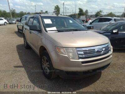 2007 Ford EDGE SE, tan — VIN 2FMDK36C27BB63445, IAAI