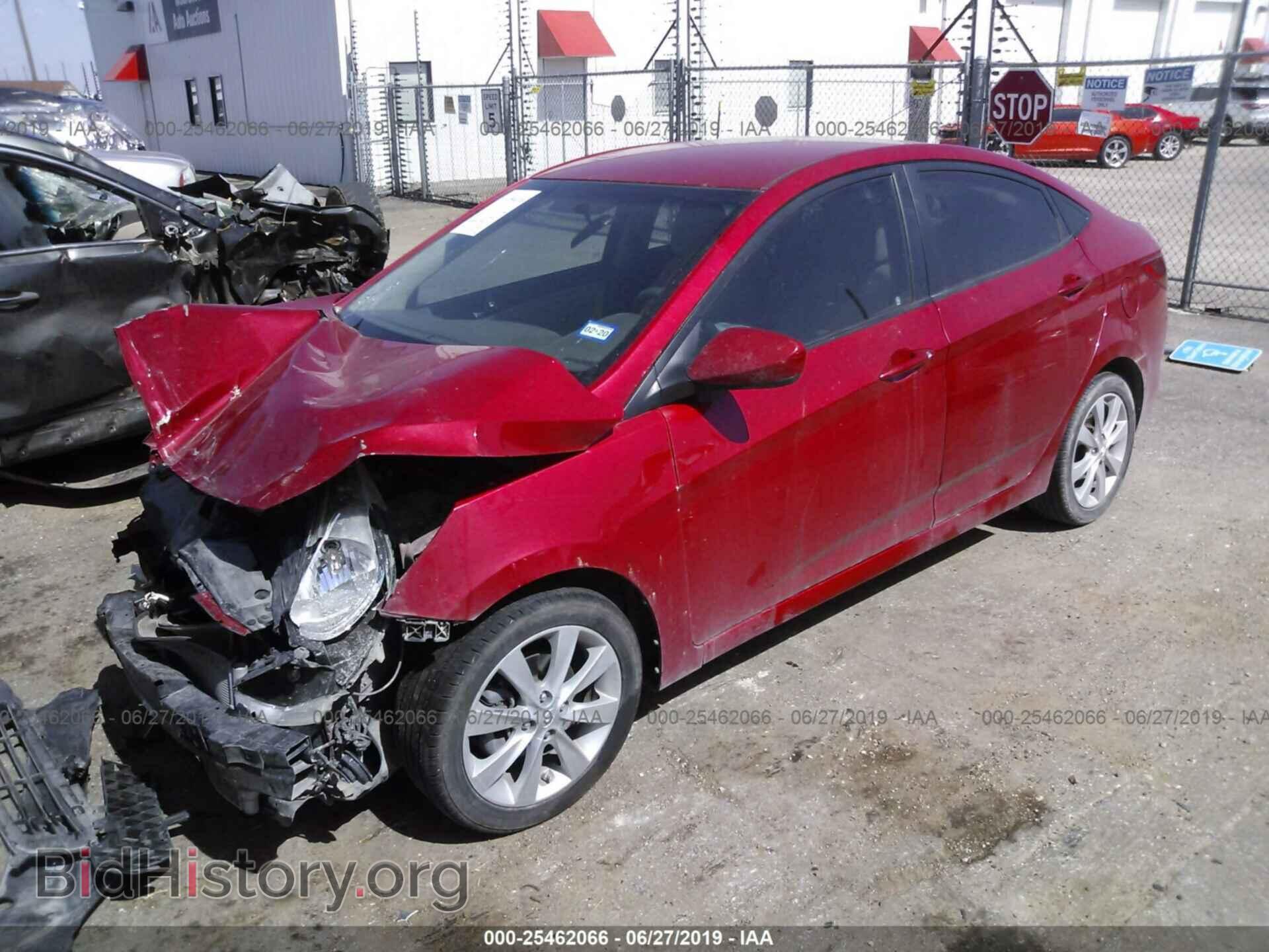 2013 HYUNDAI ACCENT - VIN: KMHCU4AE9DU581382 - Фото 2