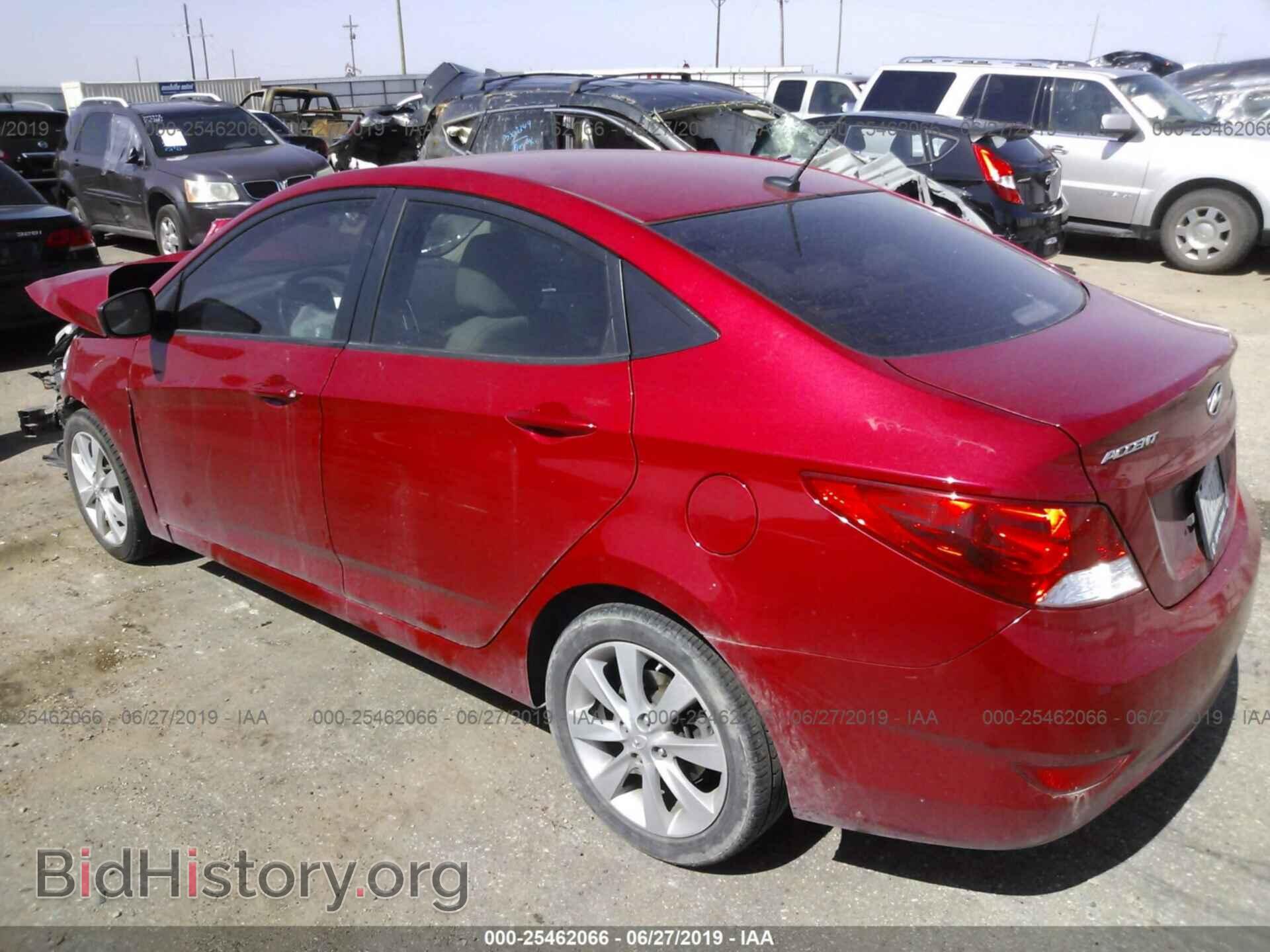 2013 HYUNDAI ACCENT - VIN: KMHCU4AE9DU581382 - Фото 3