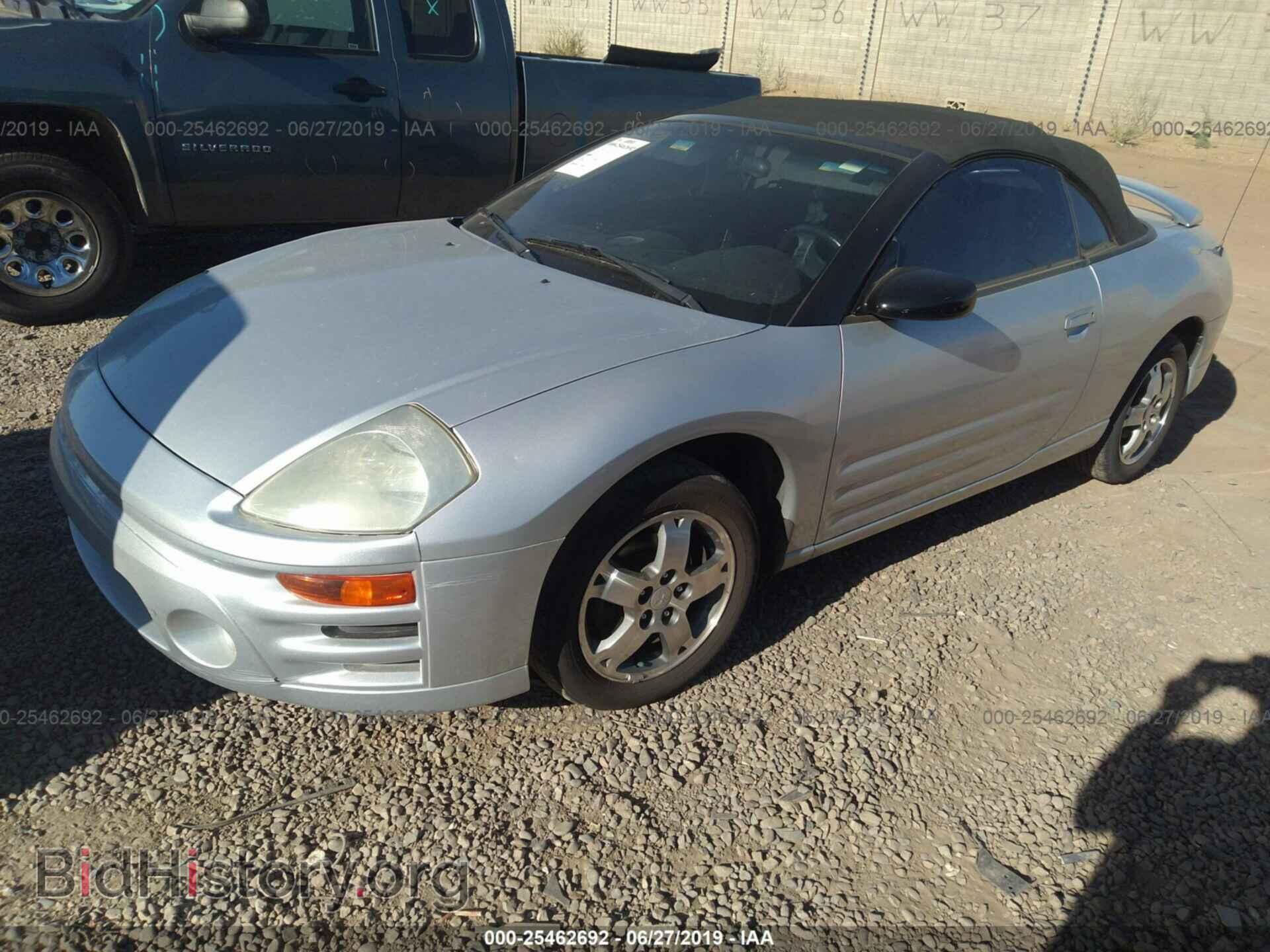 2003 MITSUBISHI ECLIPSE - VIN: 4A3AE45G93E013496 - Фото 2