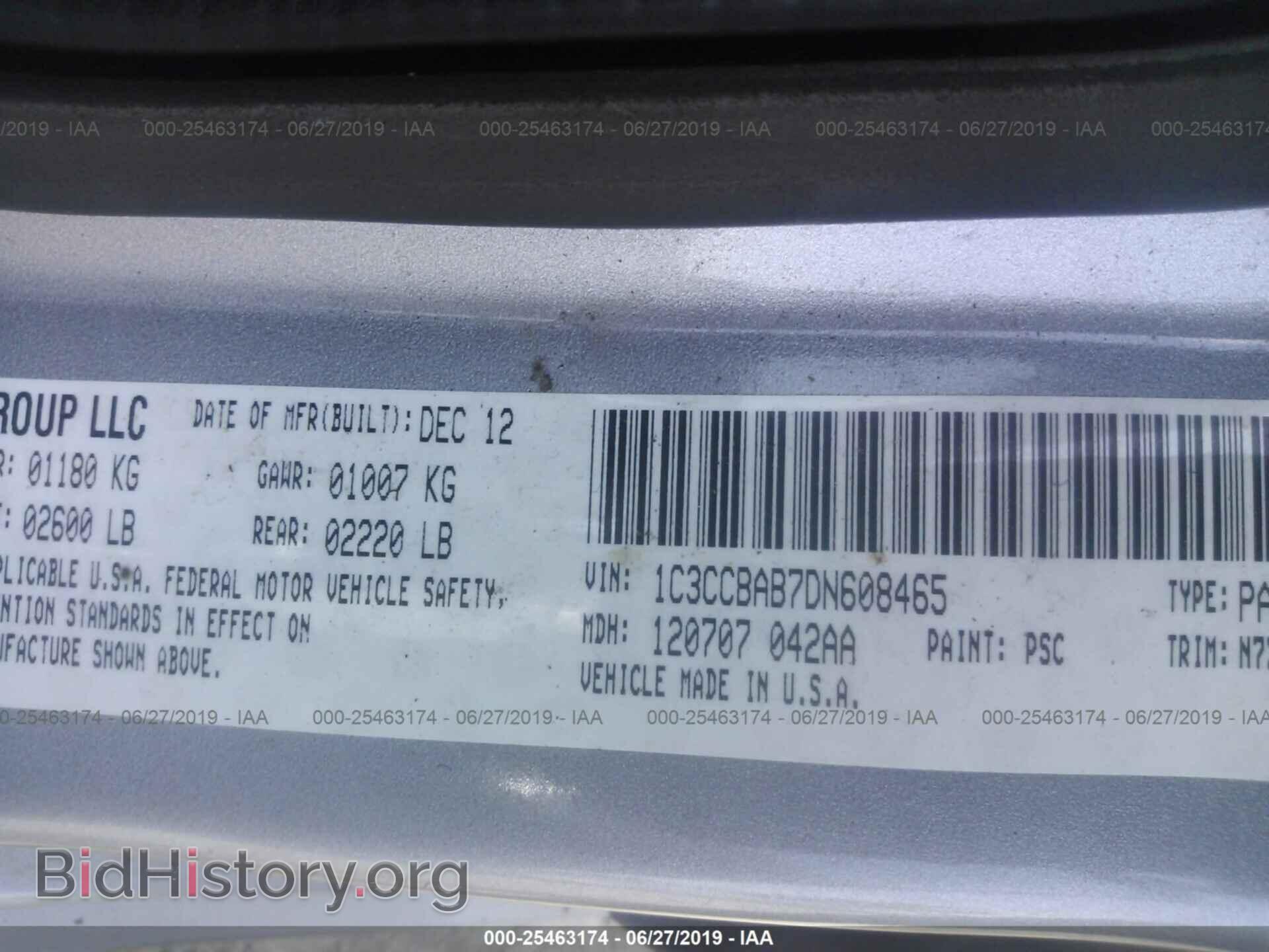 2013 CHRYSLER 200 - VIN: 1C3CCBAB7DN608465 - Photo 9