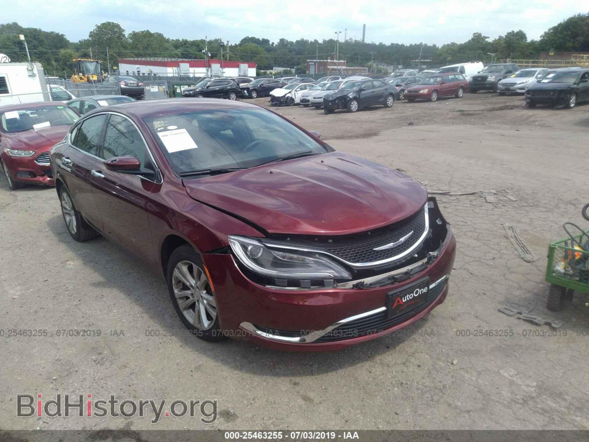 Фотография 1C3CCCAB1GN162016 - CHRYSLER 200 2016