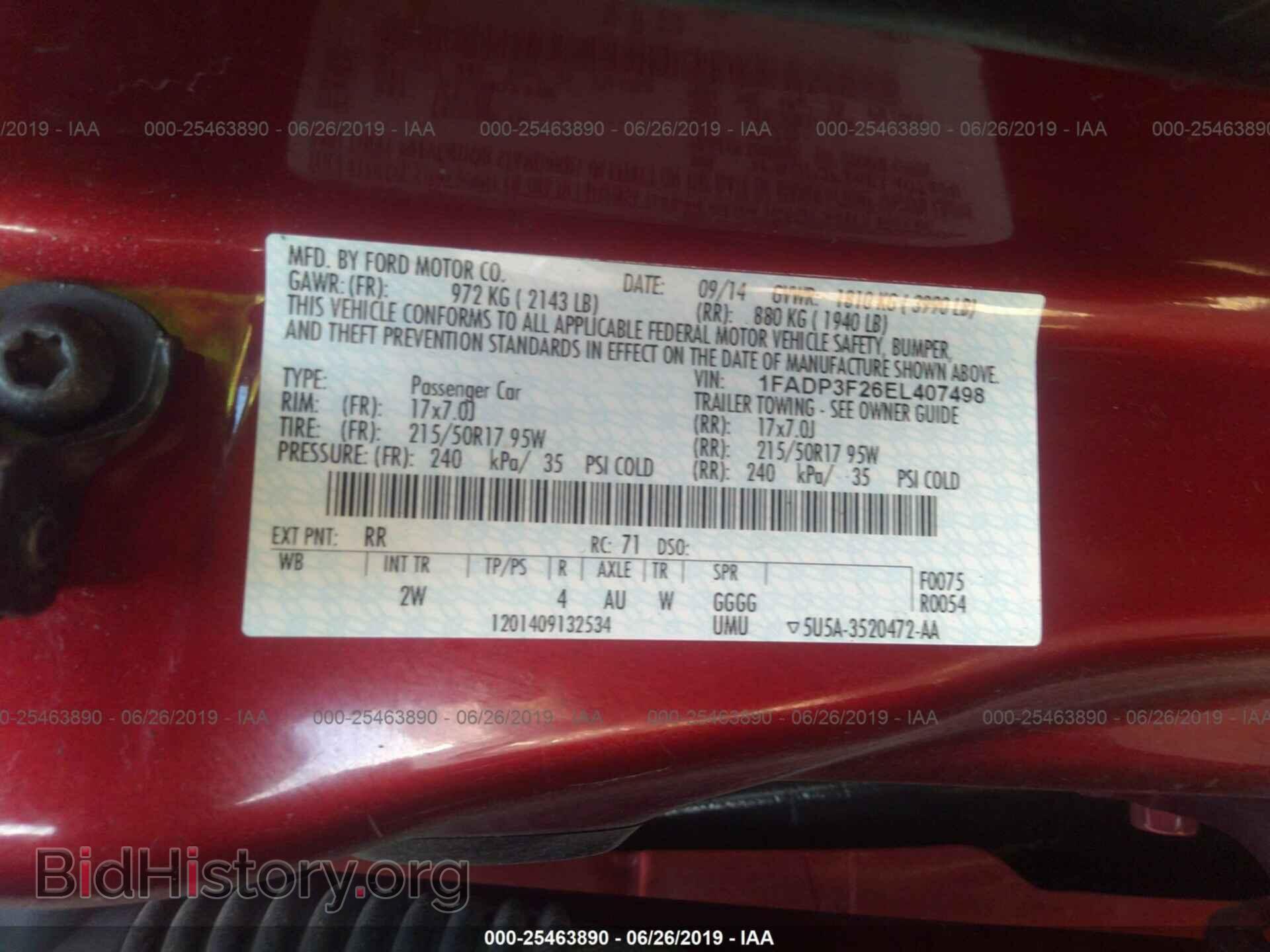 2014 FORD FOCUS - VIN: 1FADP3F26EL407498 - Photo 9