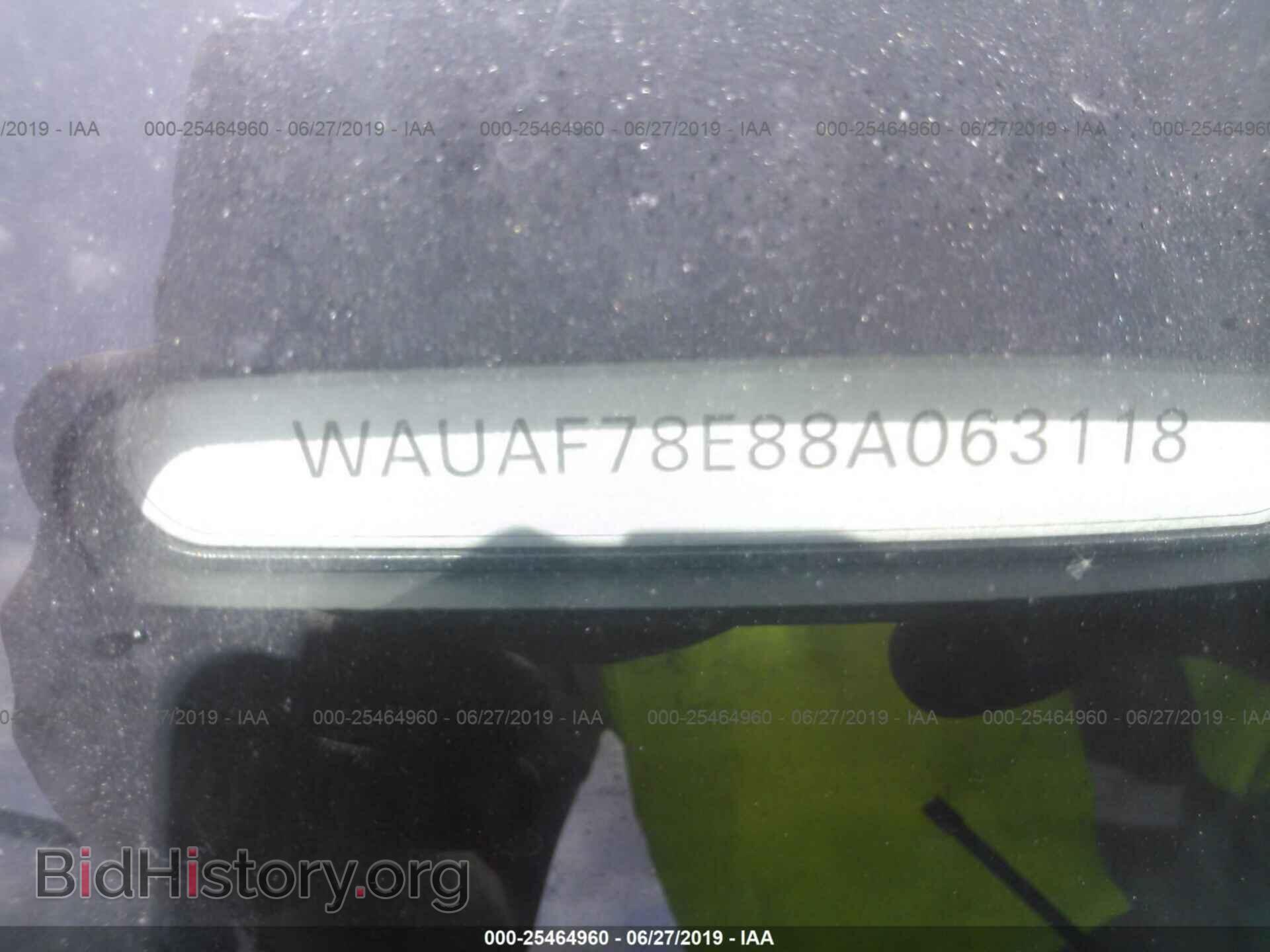 2008 AUDI A4 - VIN: WAUAF78E88A063118 - Фото 9