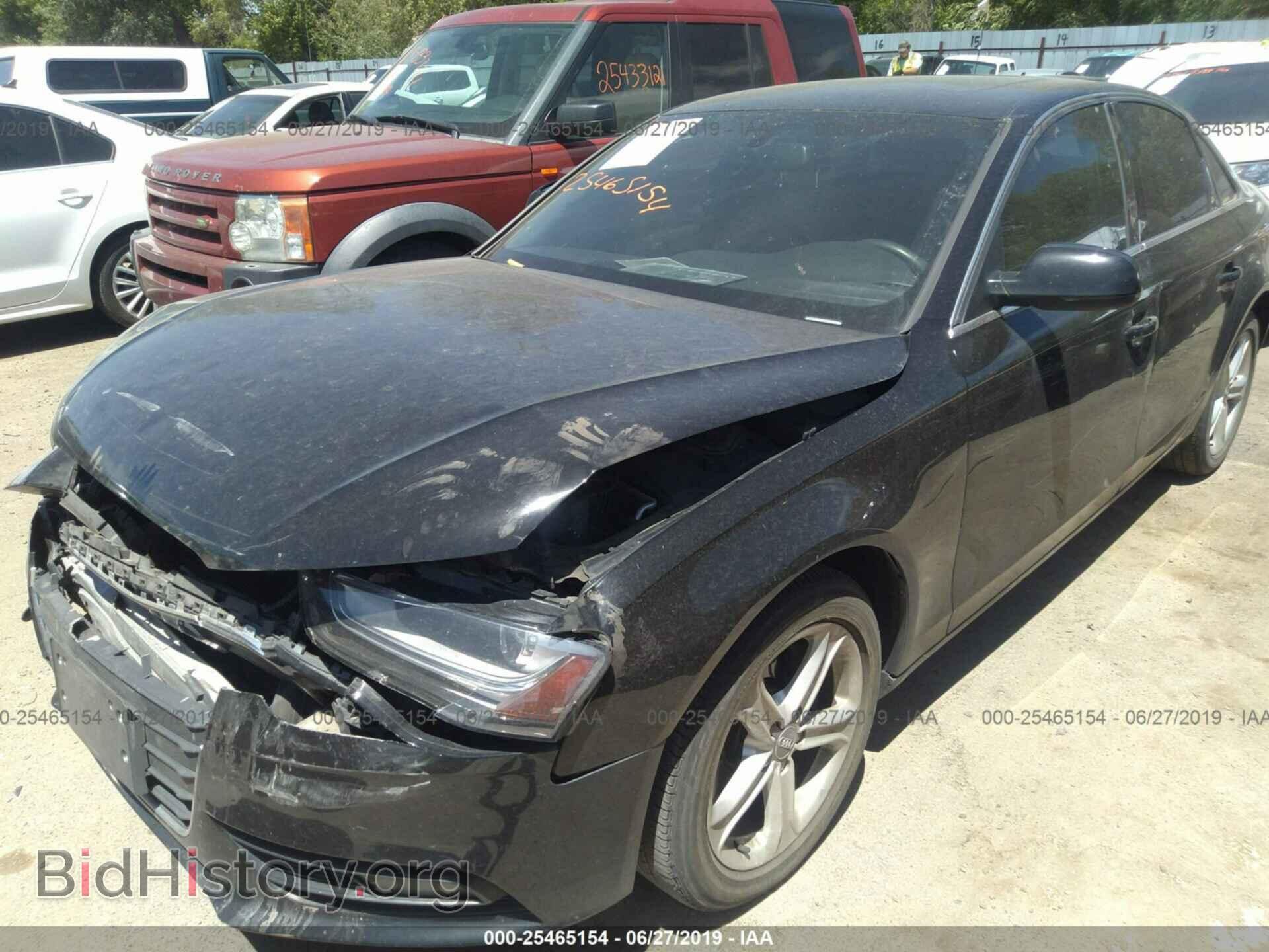 2013 AUDI A4 - VIN: WAUBFAFL6DN050390 - Фото 2