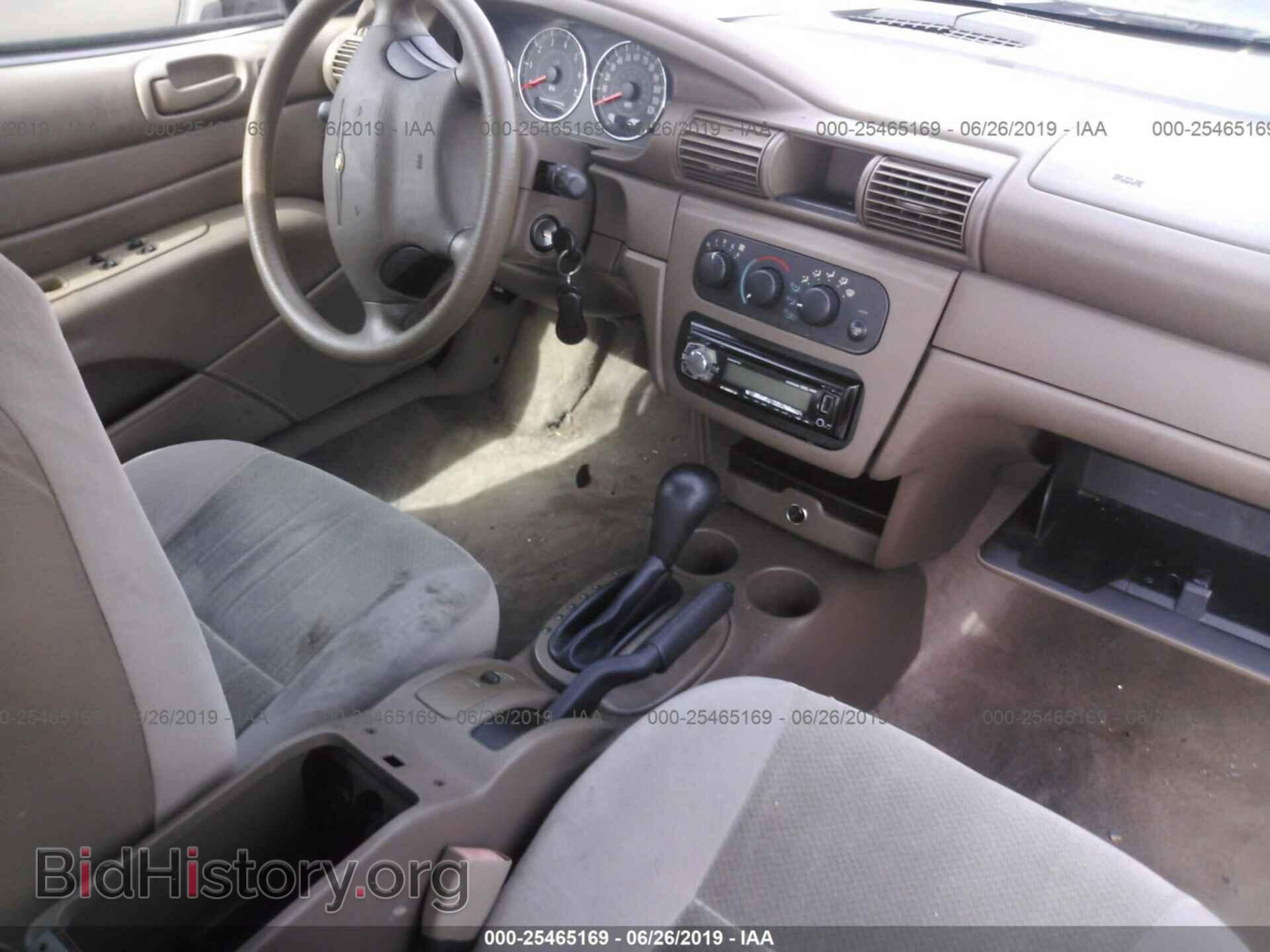 2003 CHRYSLER SEBRING - VIN: 1C3EL45X53N606626 - Фото 5
