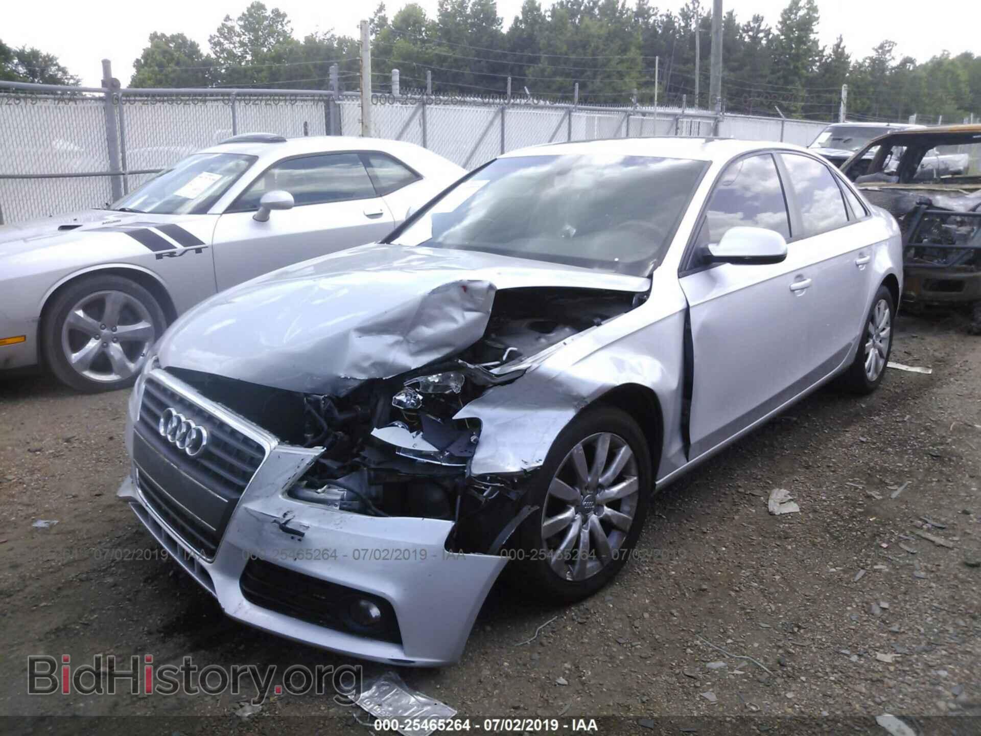 2012 AUDI A4 - VIN: WAUAFAFL8CN007891 - Фото 2