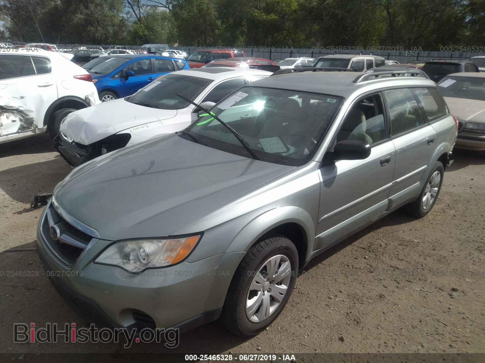2009 SUBARU OUTBACK - VIN: 4S4BP60CX97328107 - Фото 2