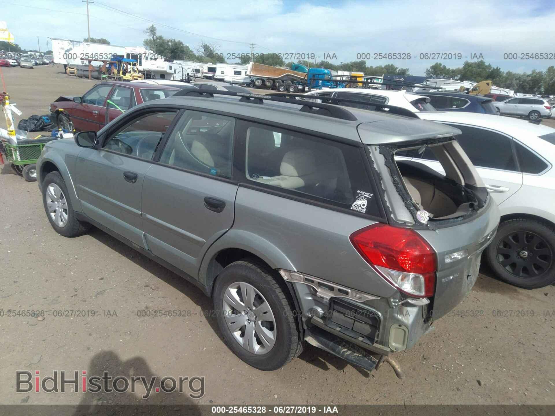 2009 SUBARU OUTBACK - VIN: 4S4BP60CX97328107 - Фото 3