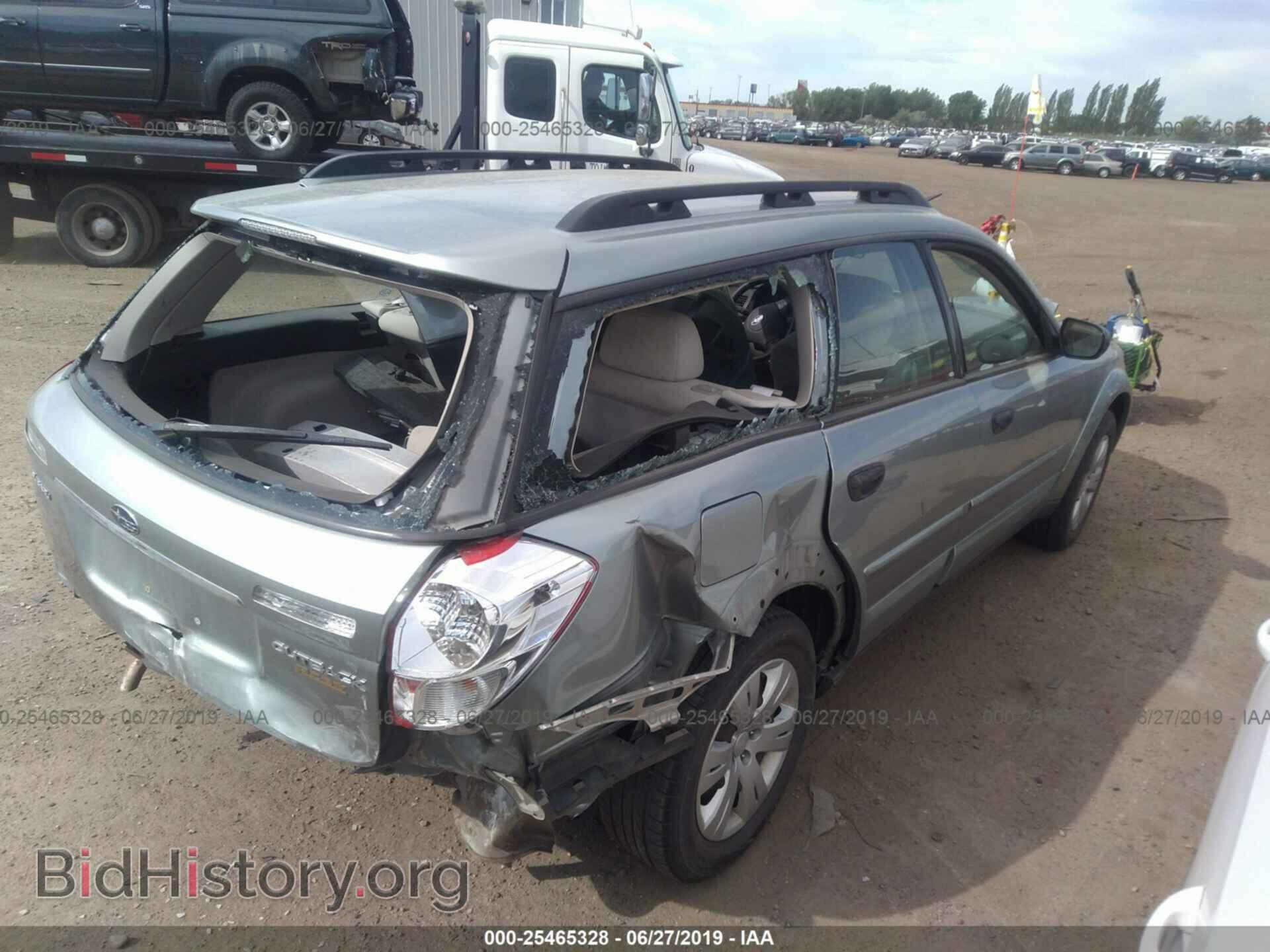 2009 SUBARU OUTBACK - VIN: 4S4BP60CX97328107 - Фото 4