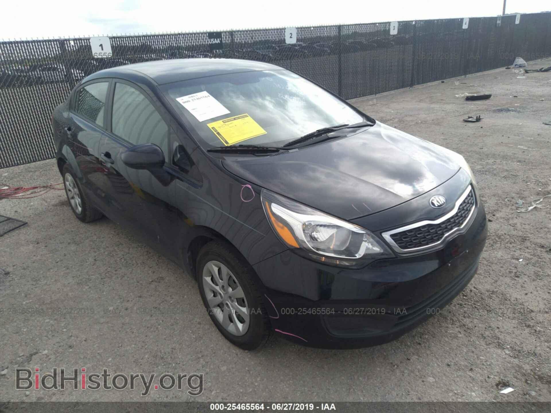 Фотография KNADN4A39D6209384 - KIA RIO 2013