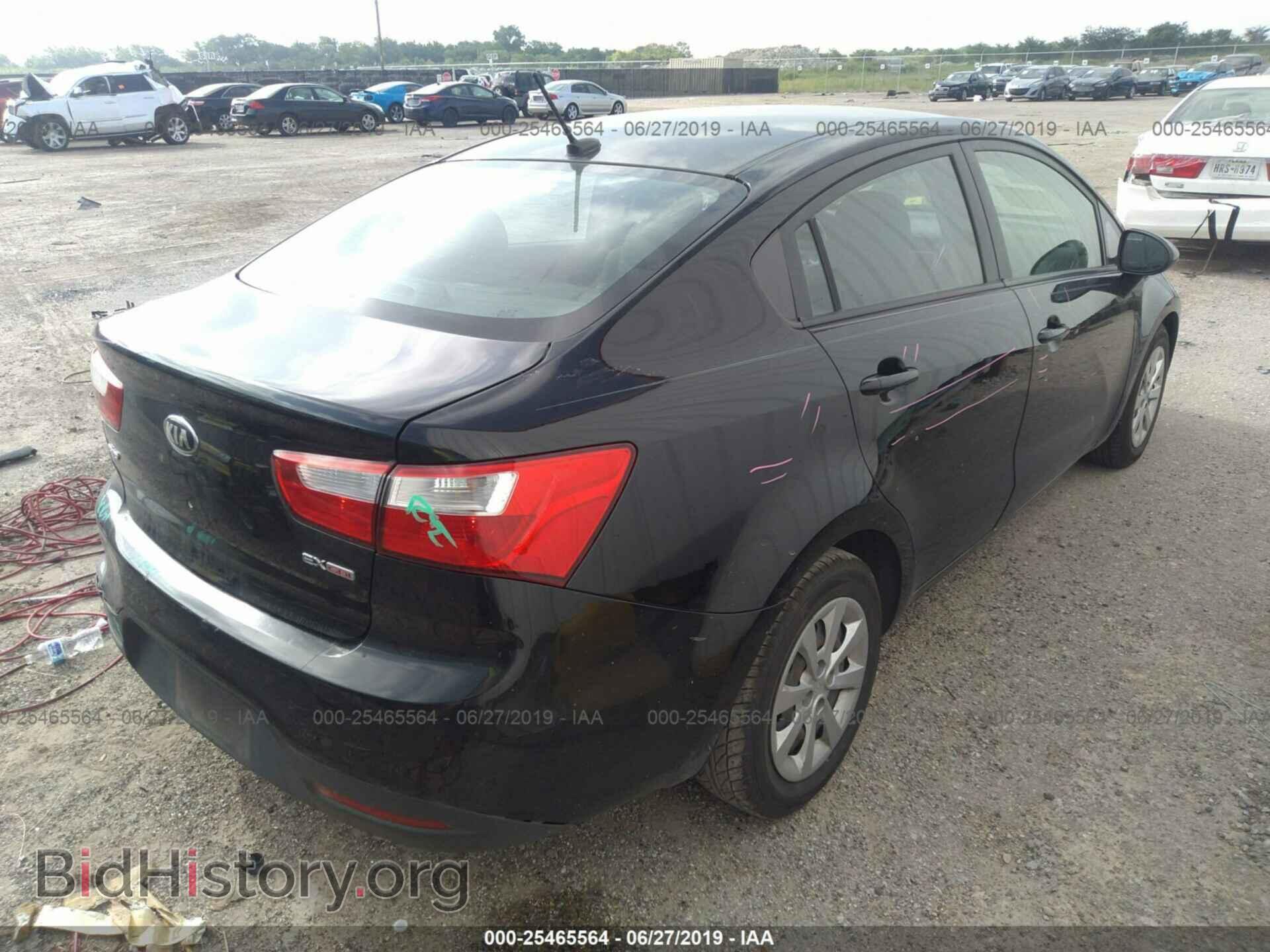 2013 KIA RIO - VIN: KNADN4A39D6209384 - Фото 4