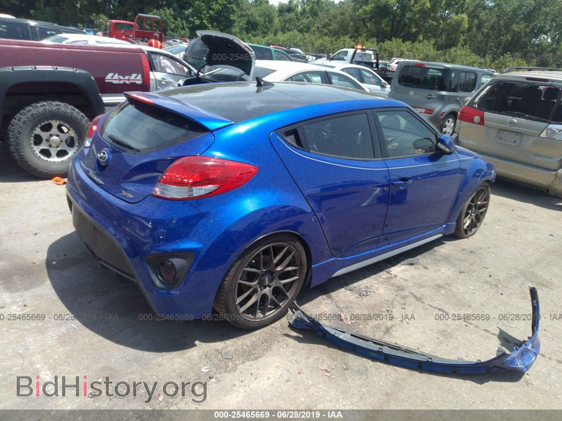 2014 HYUNDAI VELOSTER - VIN: KMHTC6AE5EU203821 - Фото 4