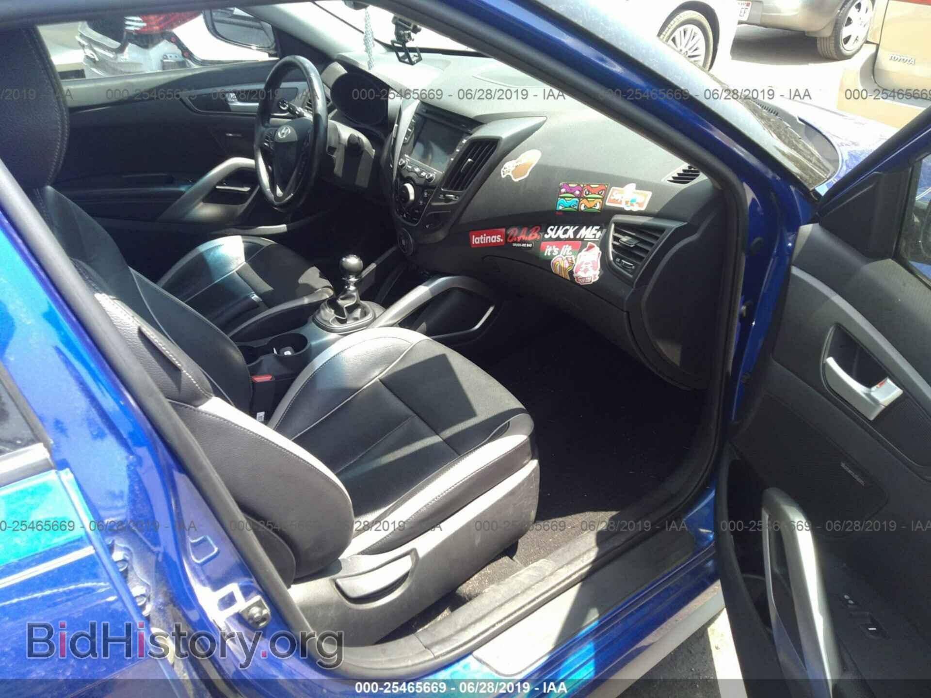 2014 HYUNDAI VELOSTER - VIN: KMHTC6AE5EU203821 - Фото 5