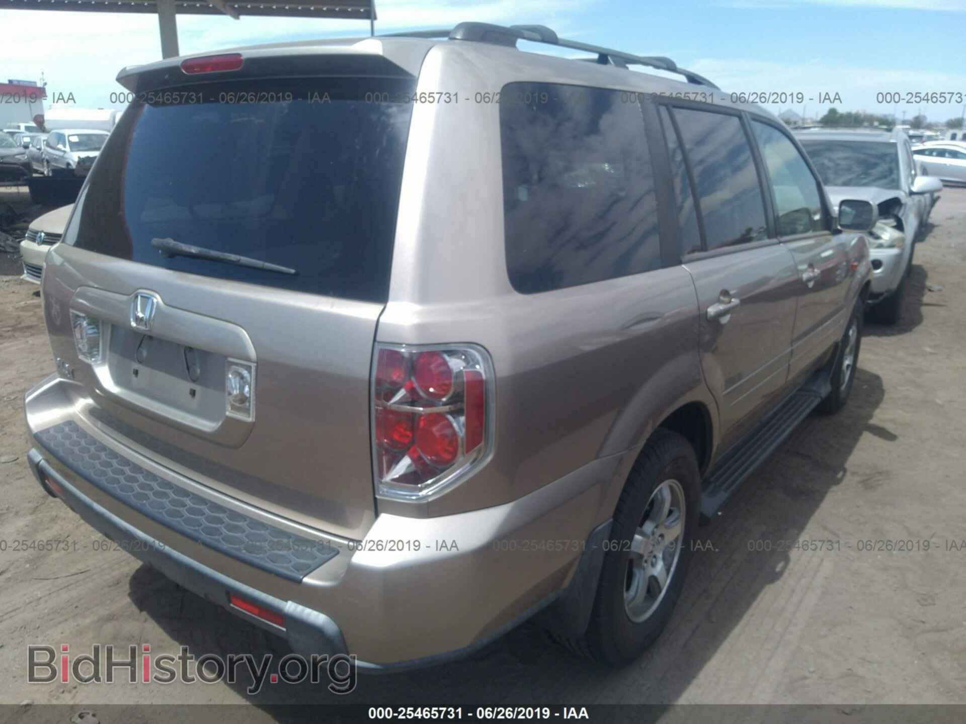 2006 HONDA PILOT - VIN: 5FNYF28596B011666 - Фото 4