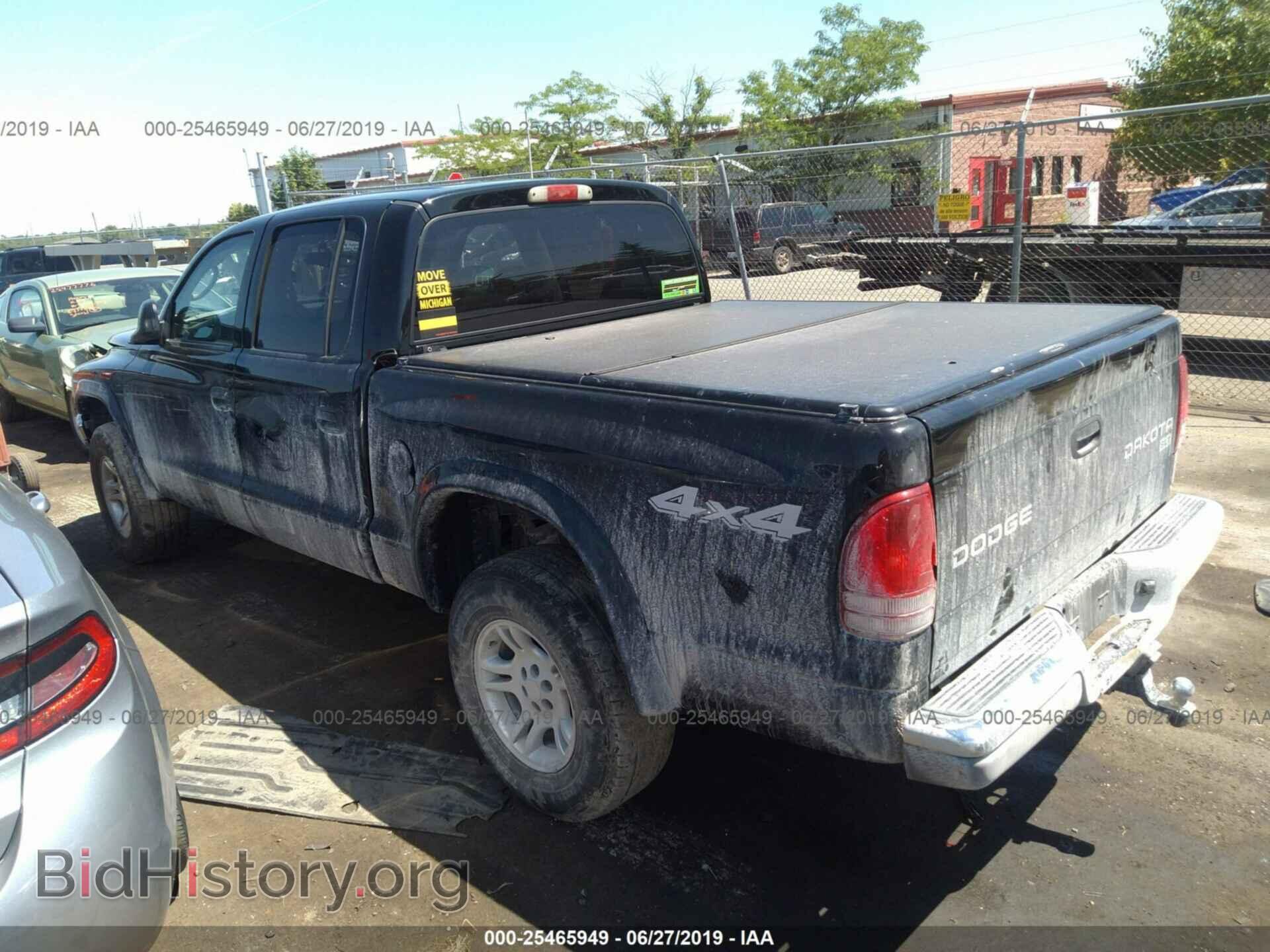 2004 DODGE DAKOTA - VIN: 1D7HG48N74S776082 - Фото 3