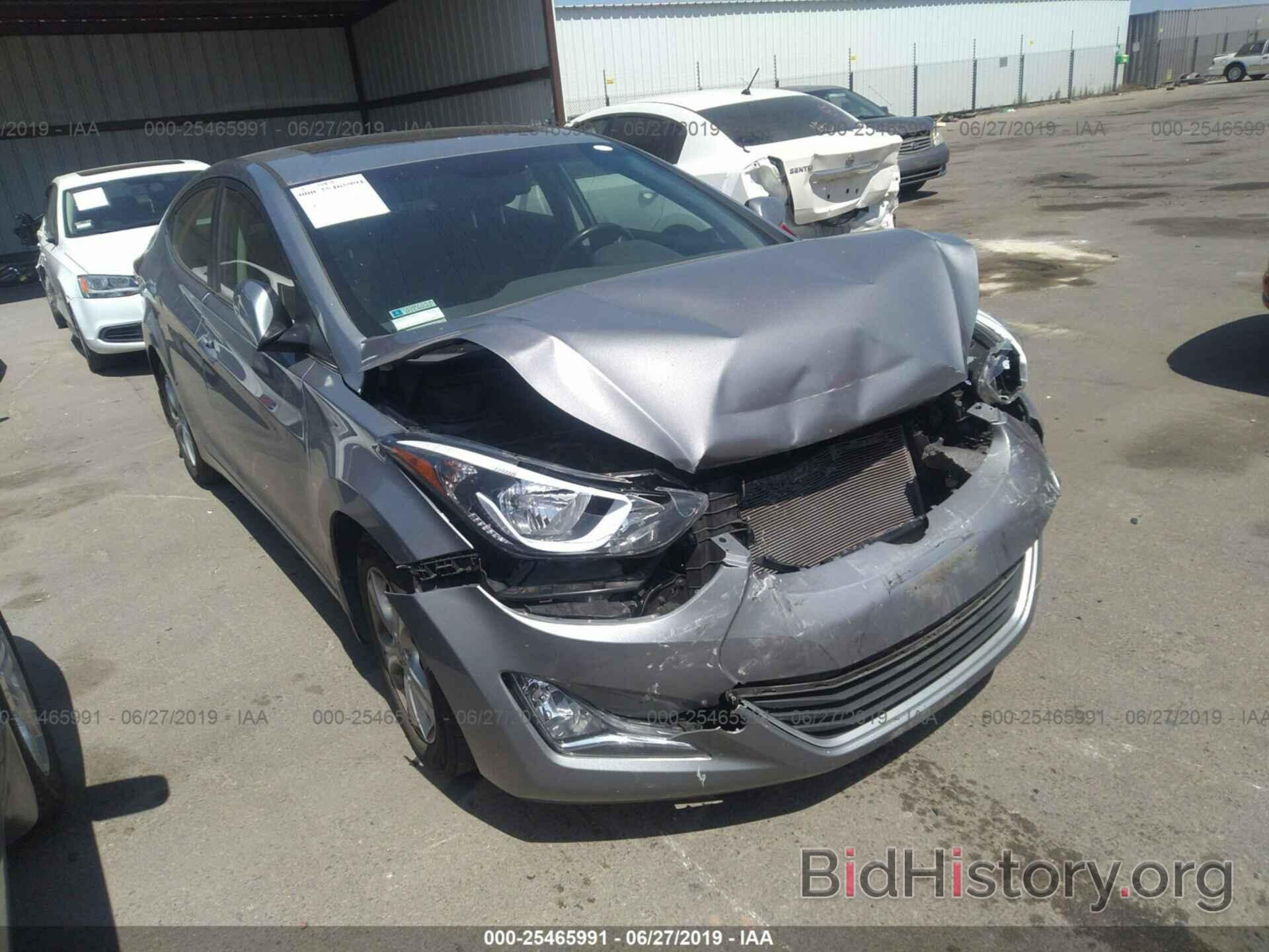 Photo KMHDH4AE0GU484195 - HYUNDAI ELANTRA 2016