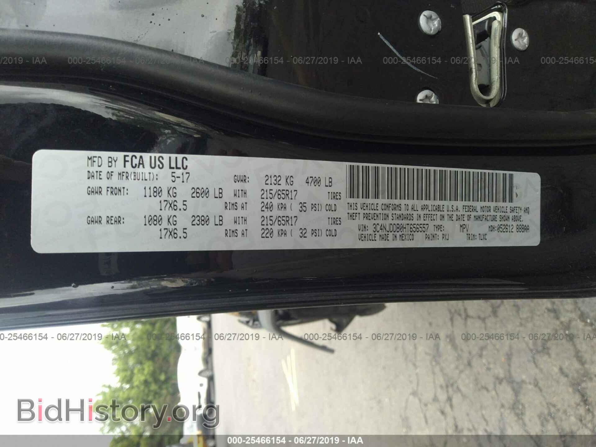 2017 JEEP COMPASS - VIN: 3C4NJDDB0HT656557 - Фото 9