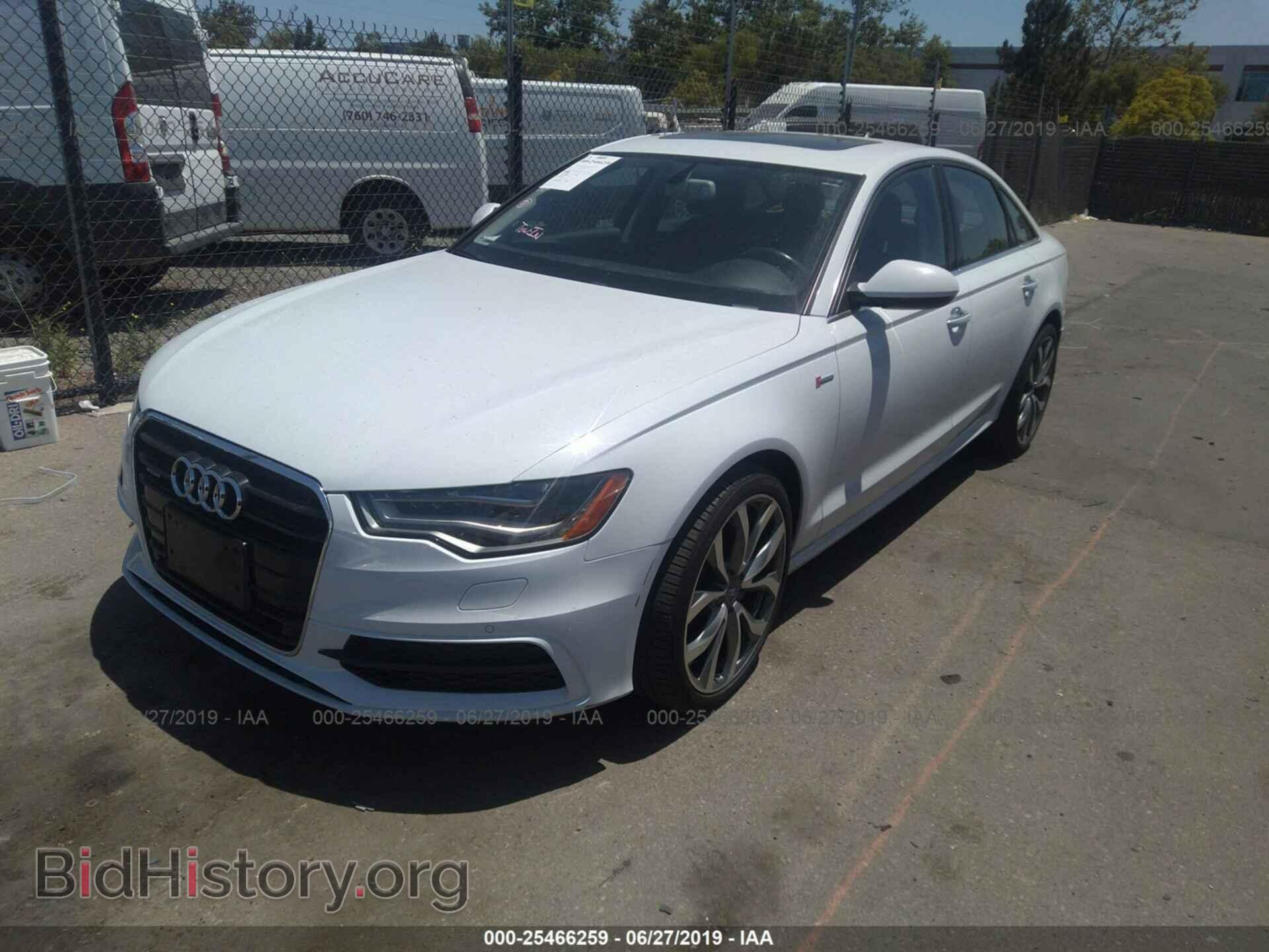 2013 AUDI A6 - VIN: WAUHGAFC8DN048261 - Фото 2
