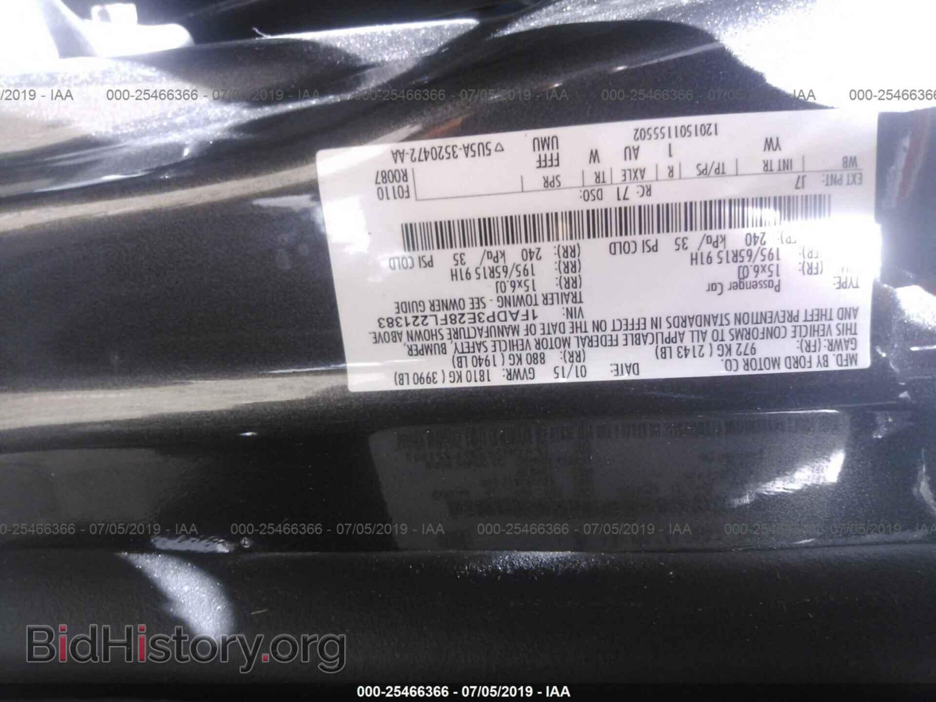 2015 FORD FOCUS - VIN: 1FADP3E28FL221383 - Фото 9