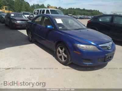 2006 Mazda 6 S, синий — VIN 1YVHP80D265M21420, IAAI