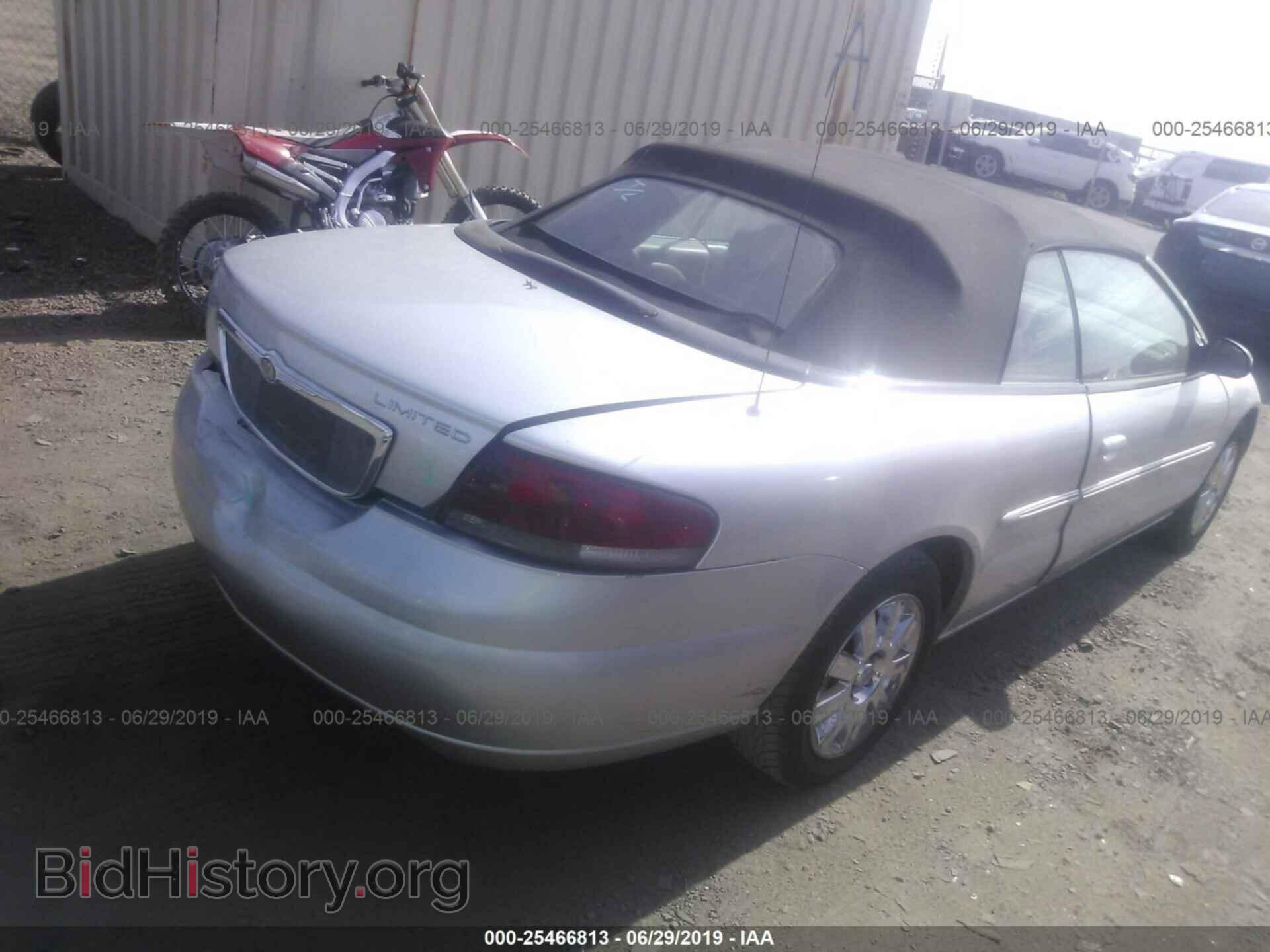 2004 CHRYSLER SEBRING - VIN: 1C3EL65R34N398826 - Фото 4