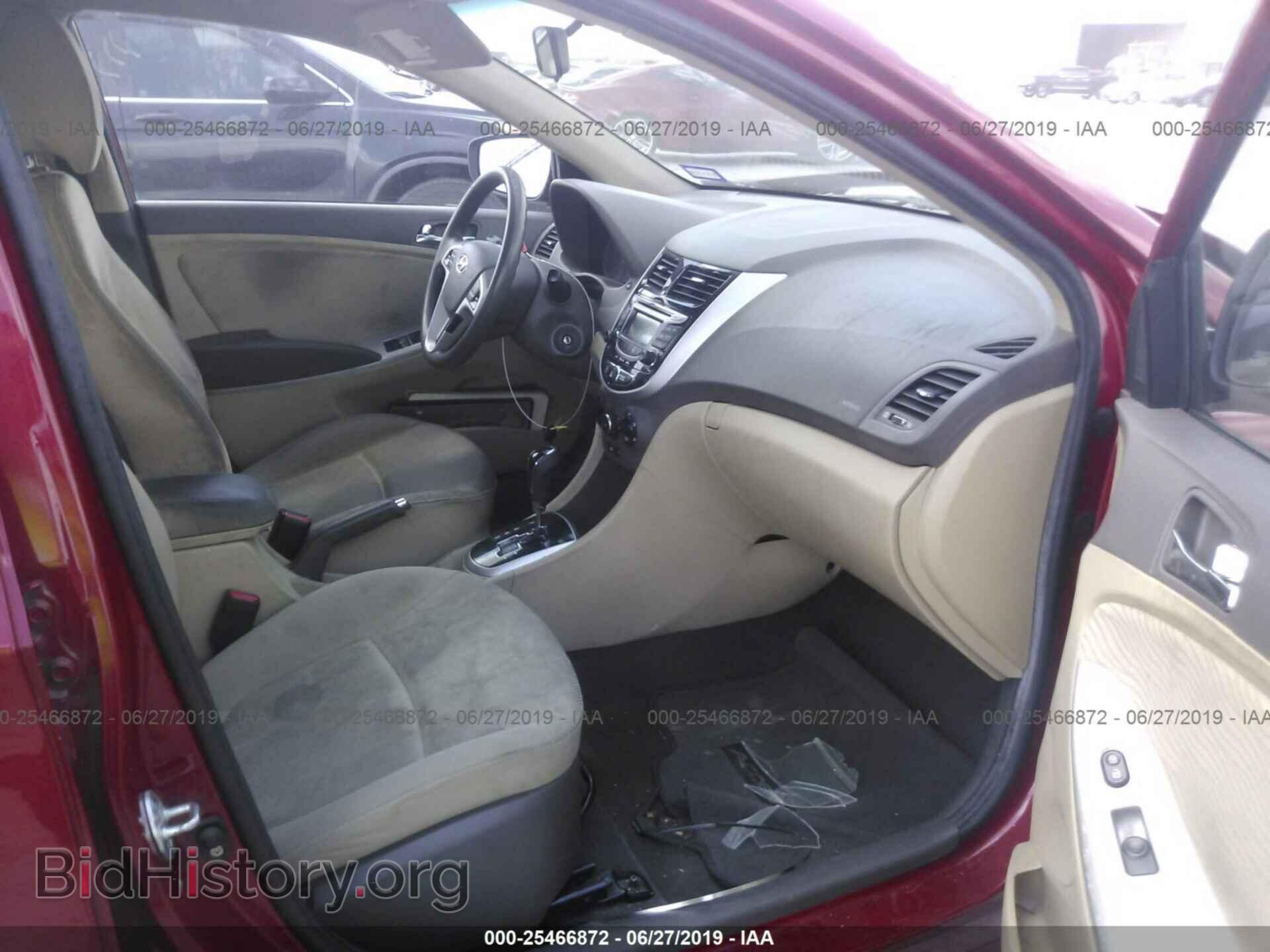 2012 HYUNDAI ACCENT - VIN: KMHCU4AEXCU127026 - Фото 5