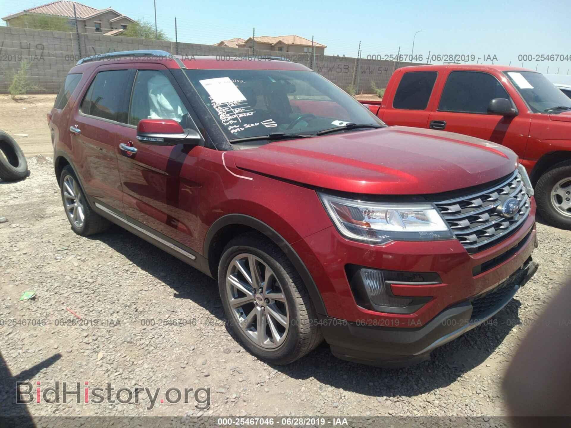 Photo 1FM5K7F88GGB64373 - FORD EXPLORER 2016