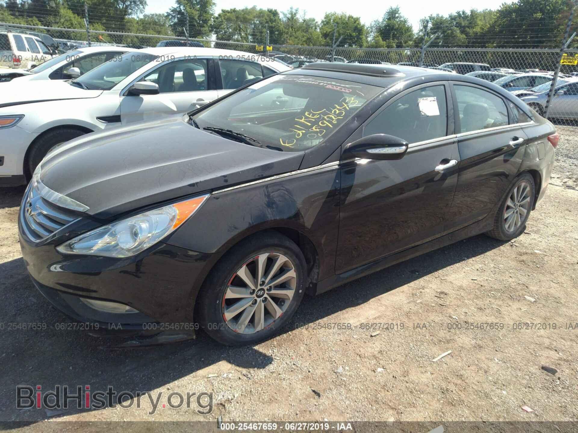 2014 HYUNDAI SONATA - VIN: 5NPEC4AC6EH892343 - Фото 2