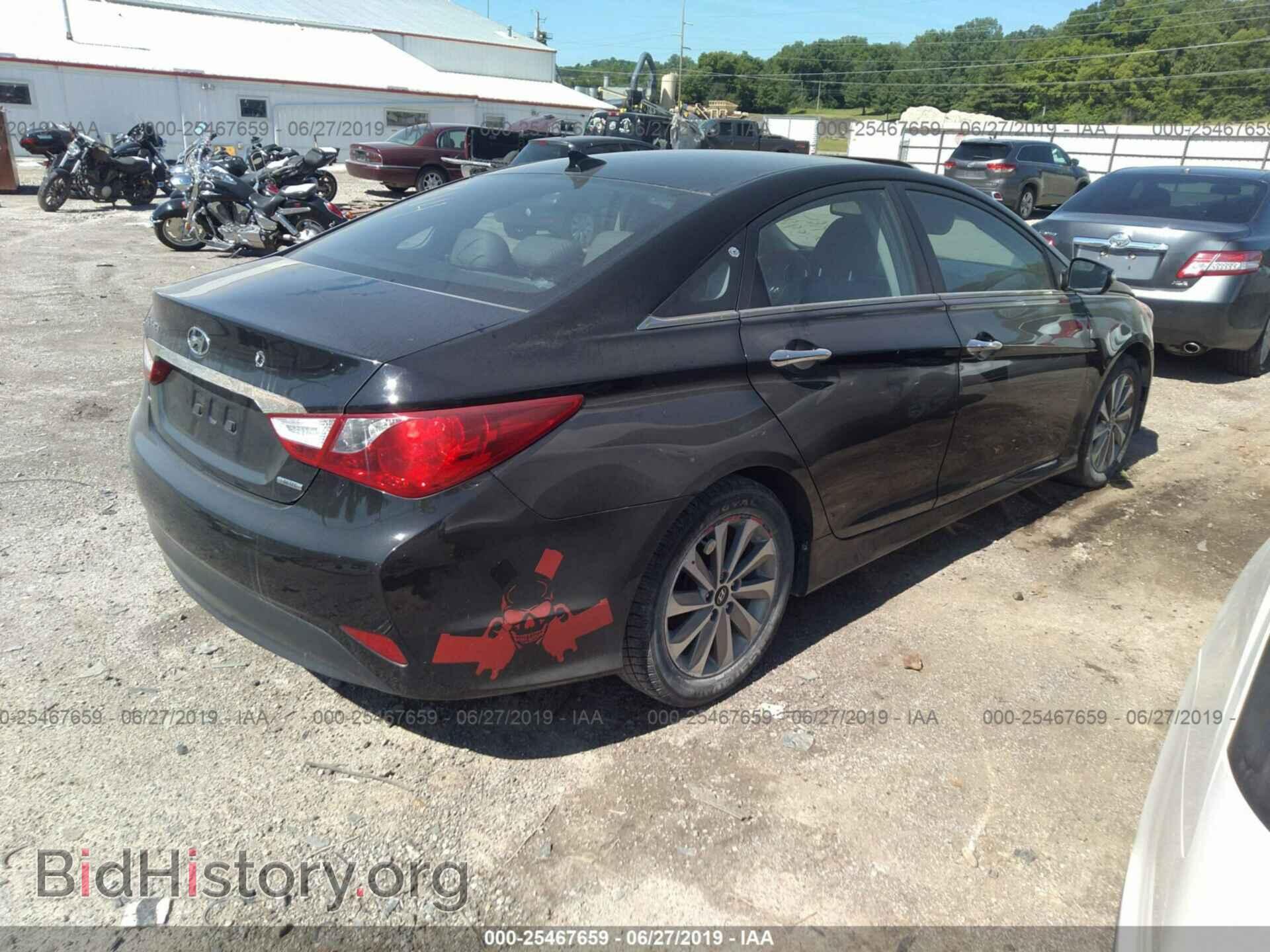 2014 HYUNDAI SONATA - VIN: 5NPEC4AC6EH892343 - Фото 4