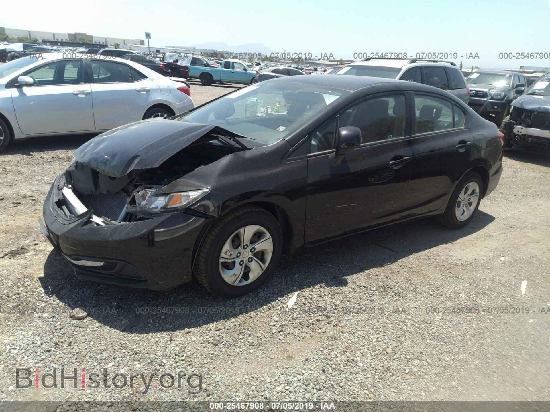 2013 HONDA CIVIC - VIN: 19XFB2F54DE255105 - Фото 2