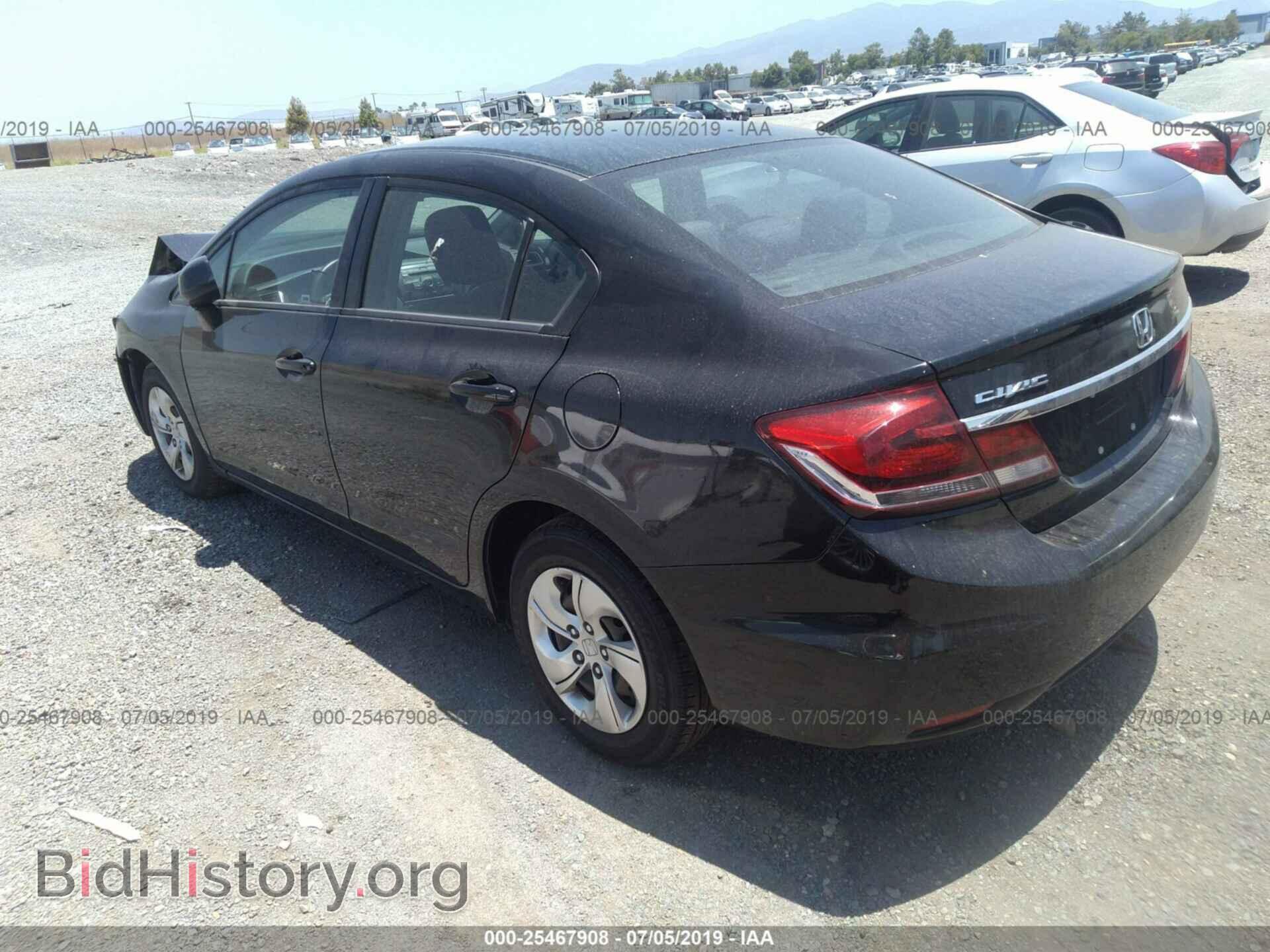 2013 HONDA CIVIC - VIN: 19XFB2F54DE255105 - Фото 3