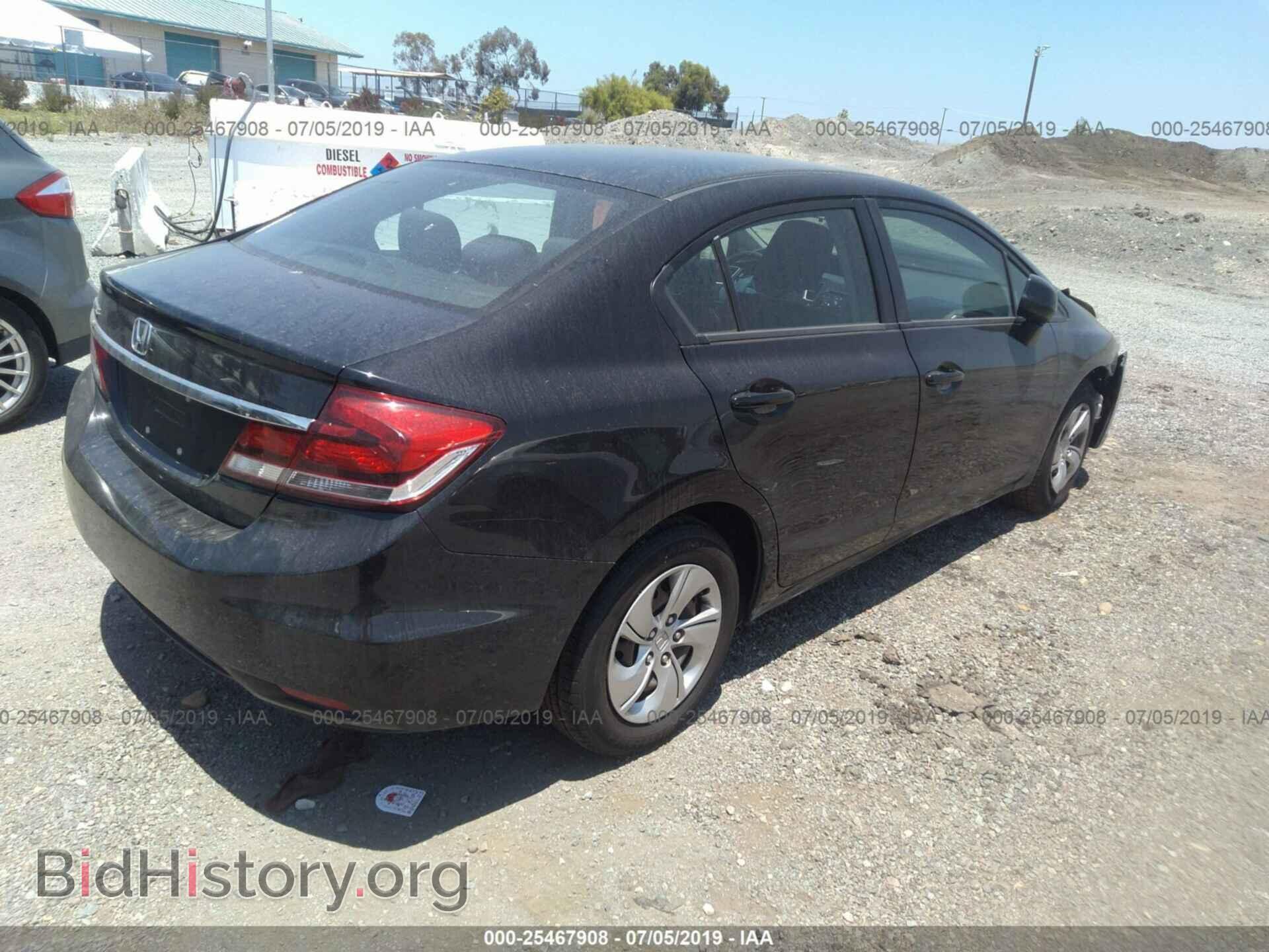 2013 HONDA CIVIC - VIN: 19XFB2F54DE255105 - Фото 4