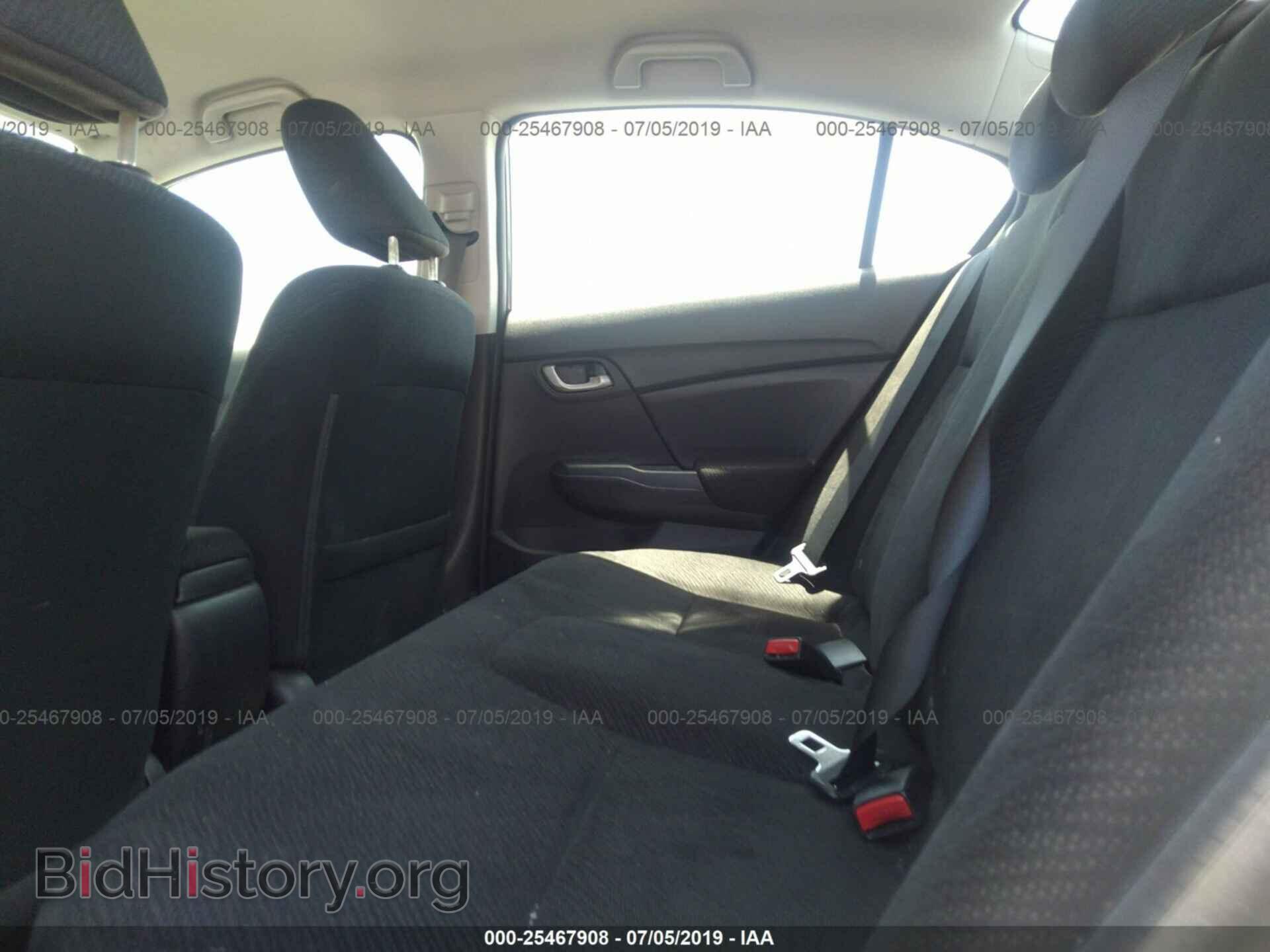 2013 HONDA CIVIC - VIN: 19XFB2F54DE255105 - Фото 8