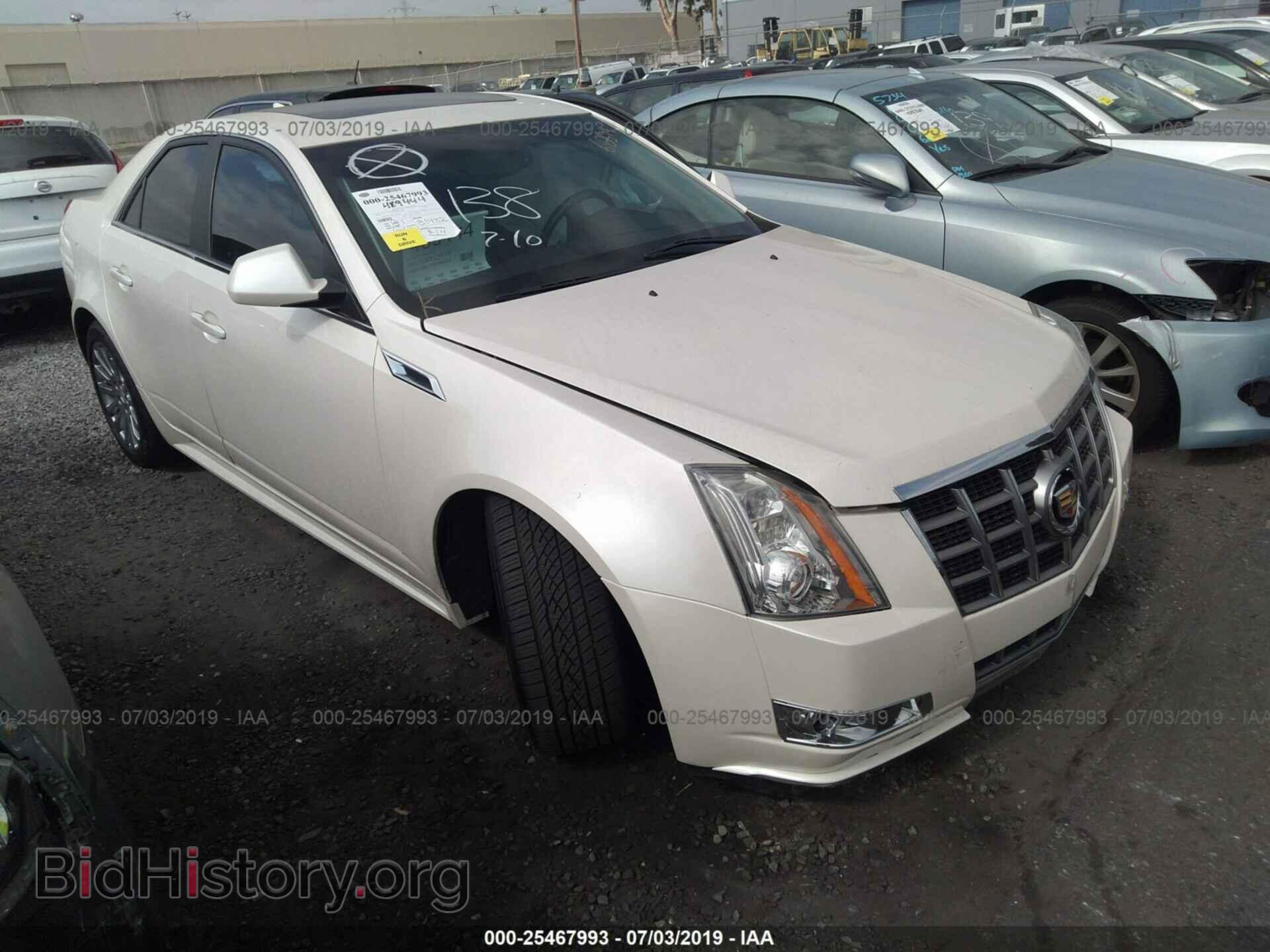 Photo 1G6DJ5E37C0140293 - CADILLAC CTS 2012