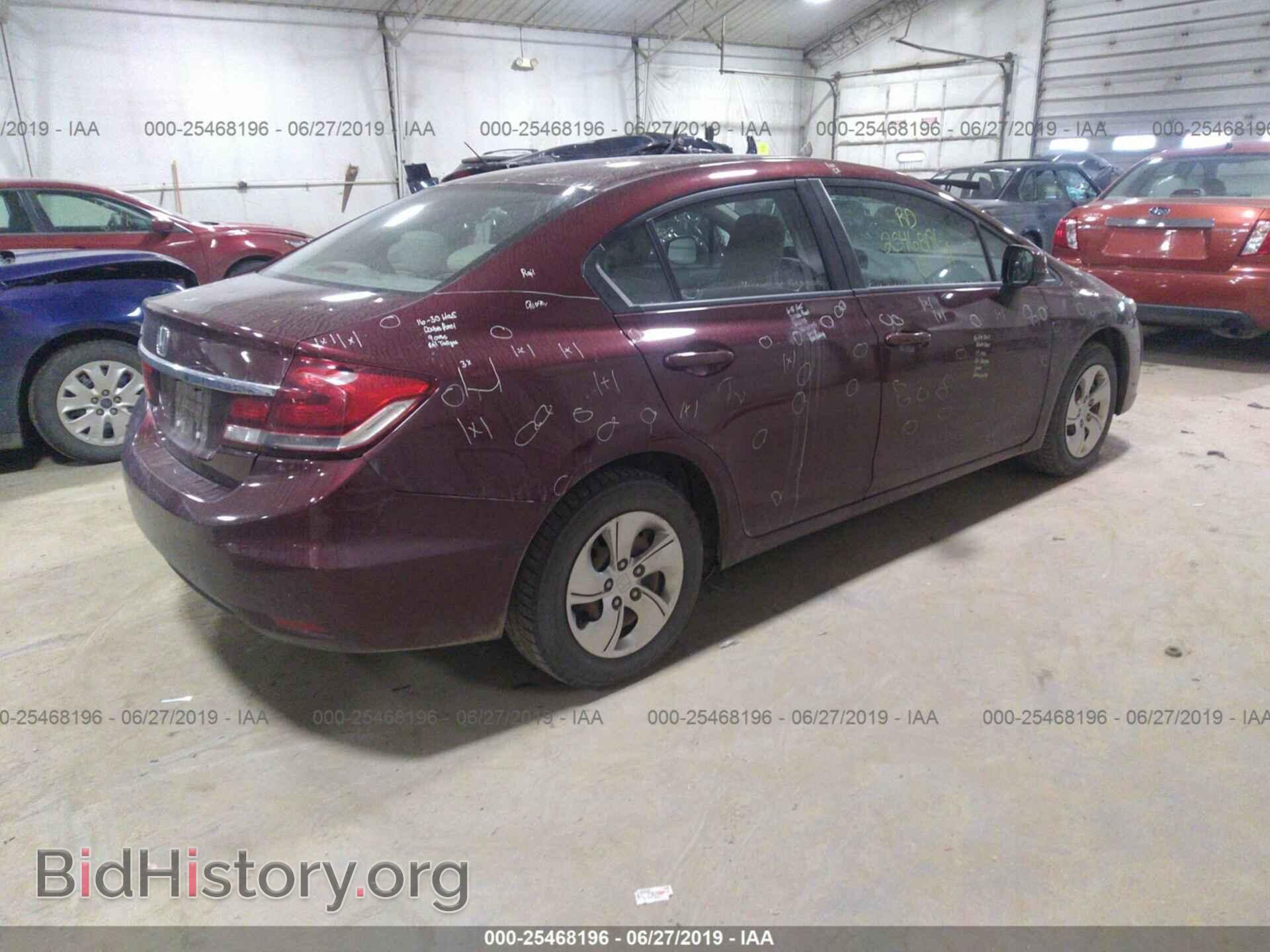 2013 HONDA CIVIC - VIN: 19XFB2F51DE233708 - Фото 4