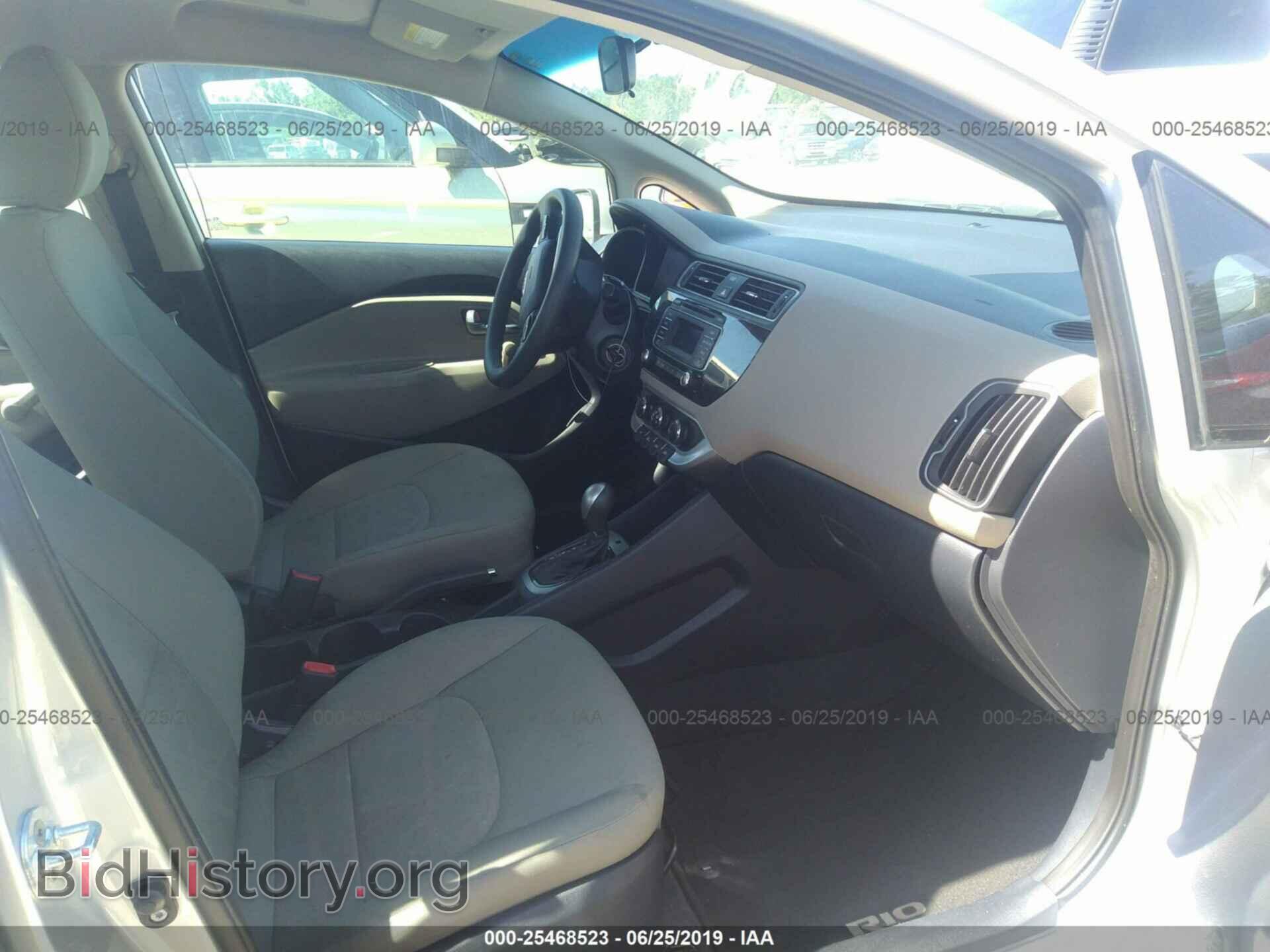 2016 KIA RIO - VIN: KNADM4A33G6649575 - Фото 5
