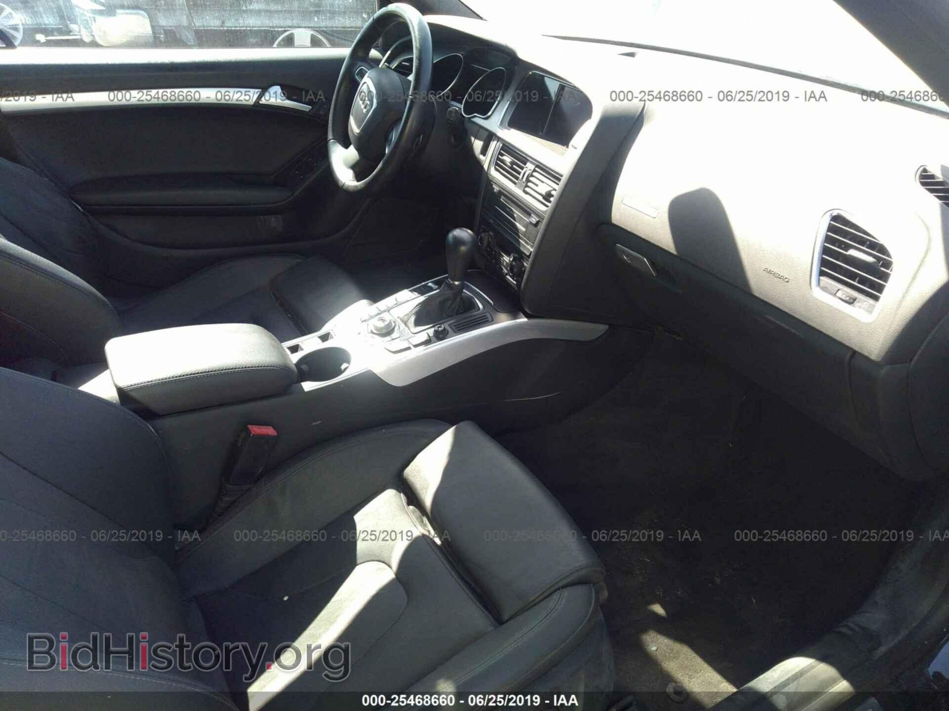 2012 AUDI A5 - VIN: WAULFAFH7CN009295 - Фото 5