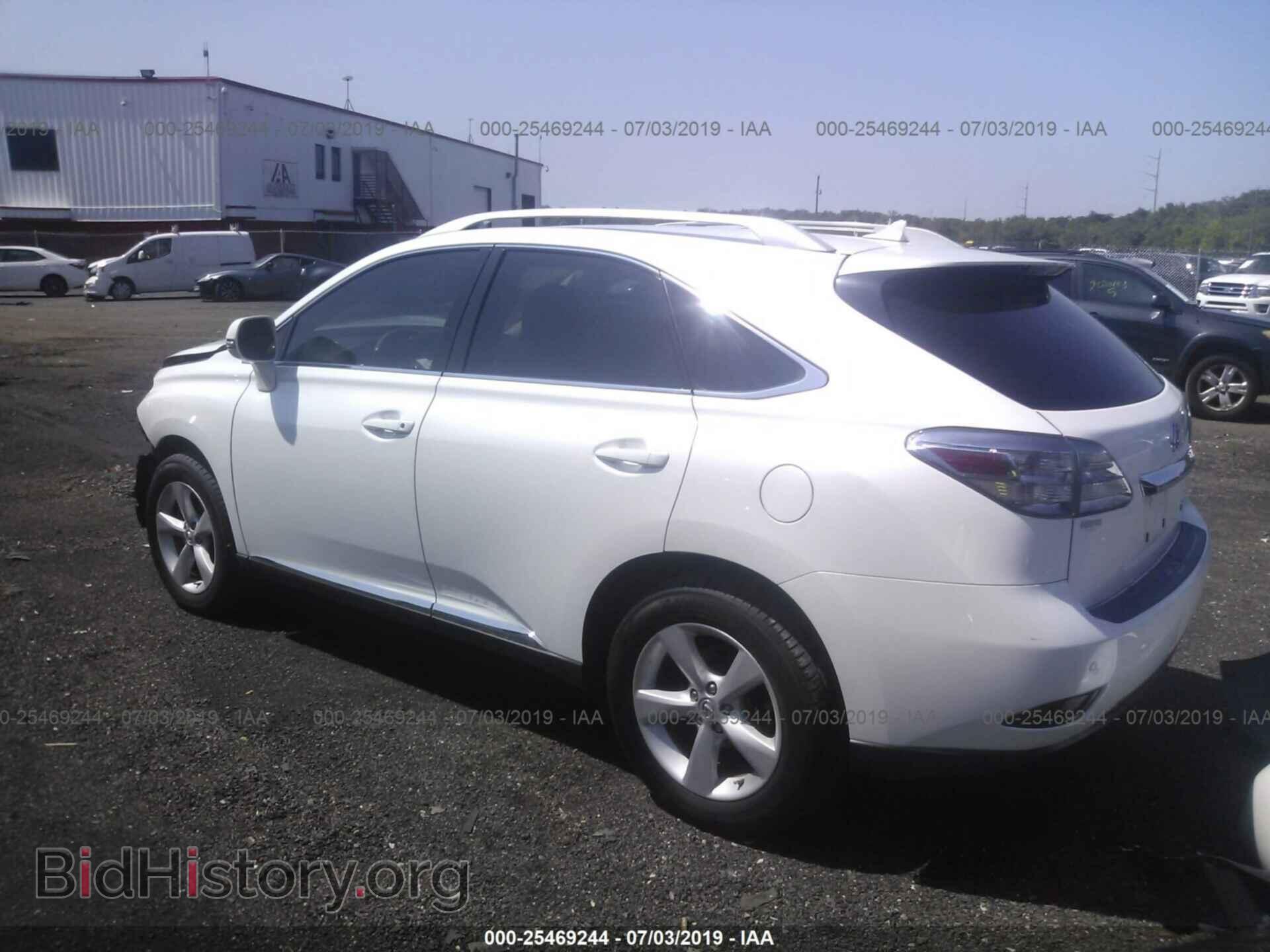 2012 LEXUS RX - VIN: 2T2BK1BAXCC149102 - Photo 3