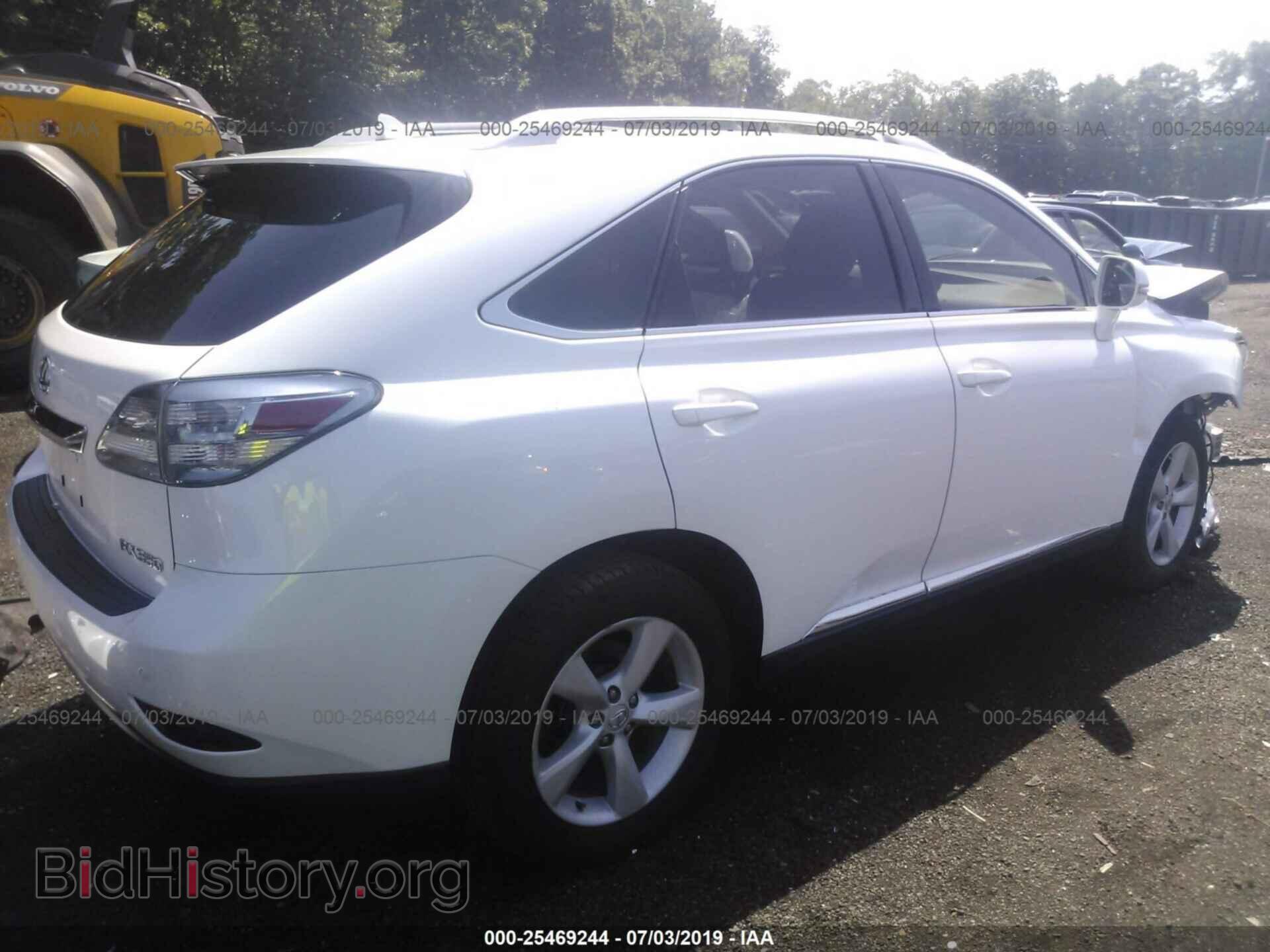 2012 LEXUS RX - VIN: 2T2BK1BAXCC149102 - Photo 4