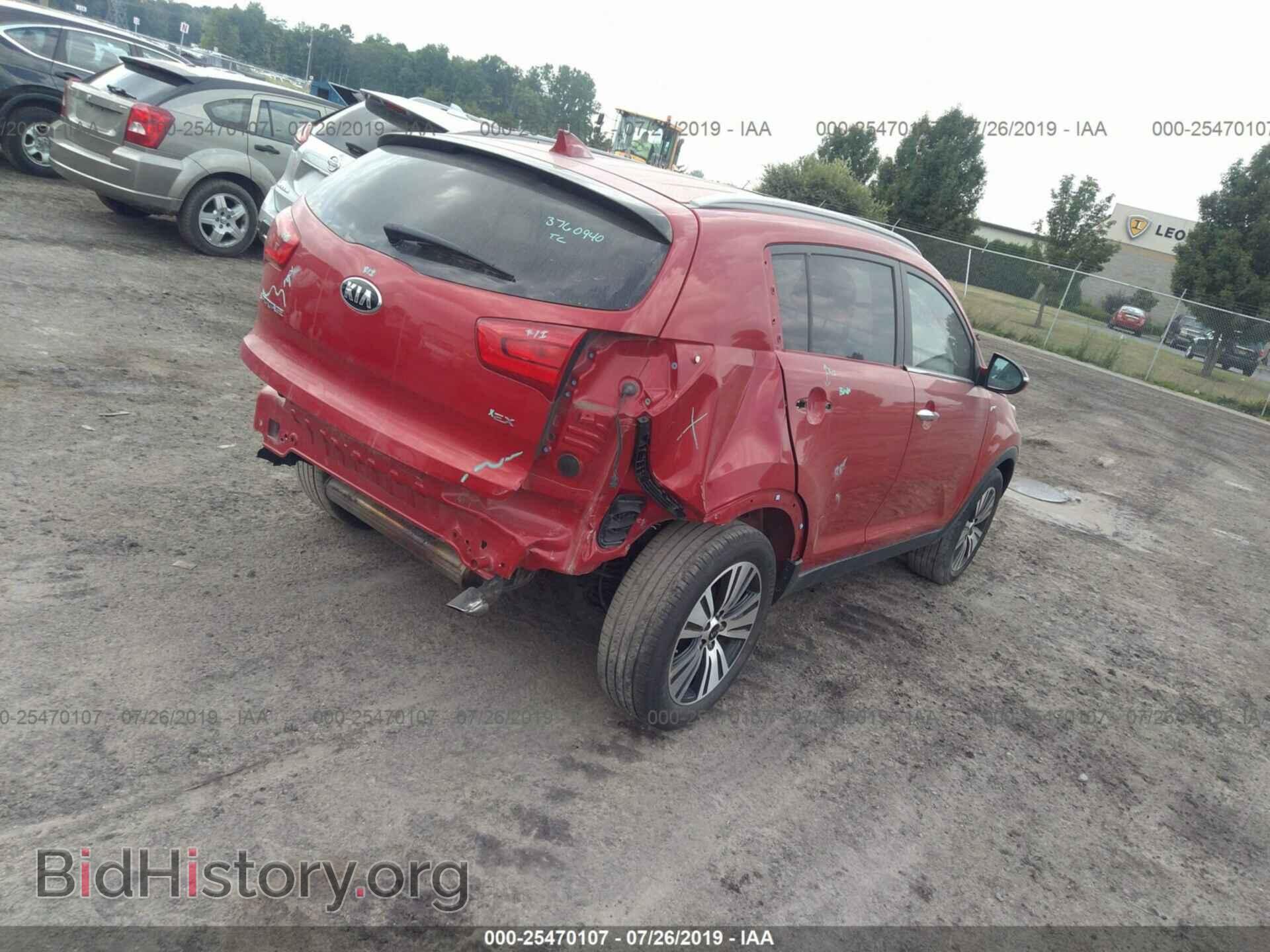 2014 KIA SPORTAGE - VIN: KNDPCCAC8E7667882 - Фото 4