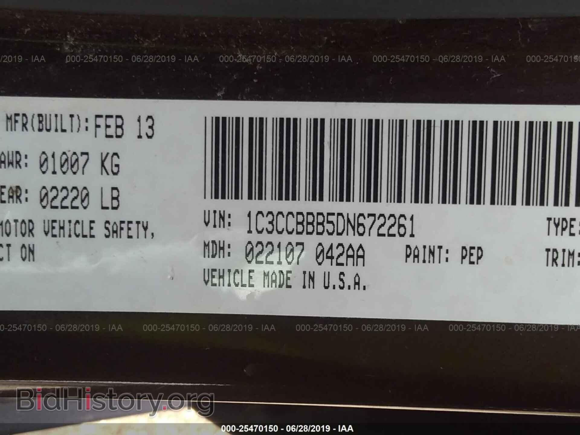 2013 CHRYSLER 200 - VIN: 1C3CCBBB5DN672261 - Photo 9