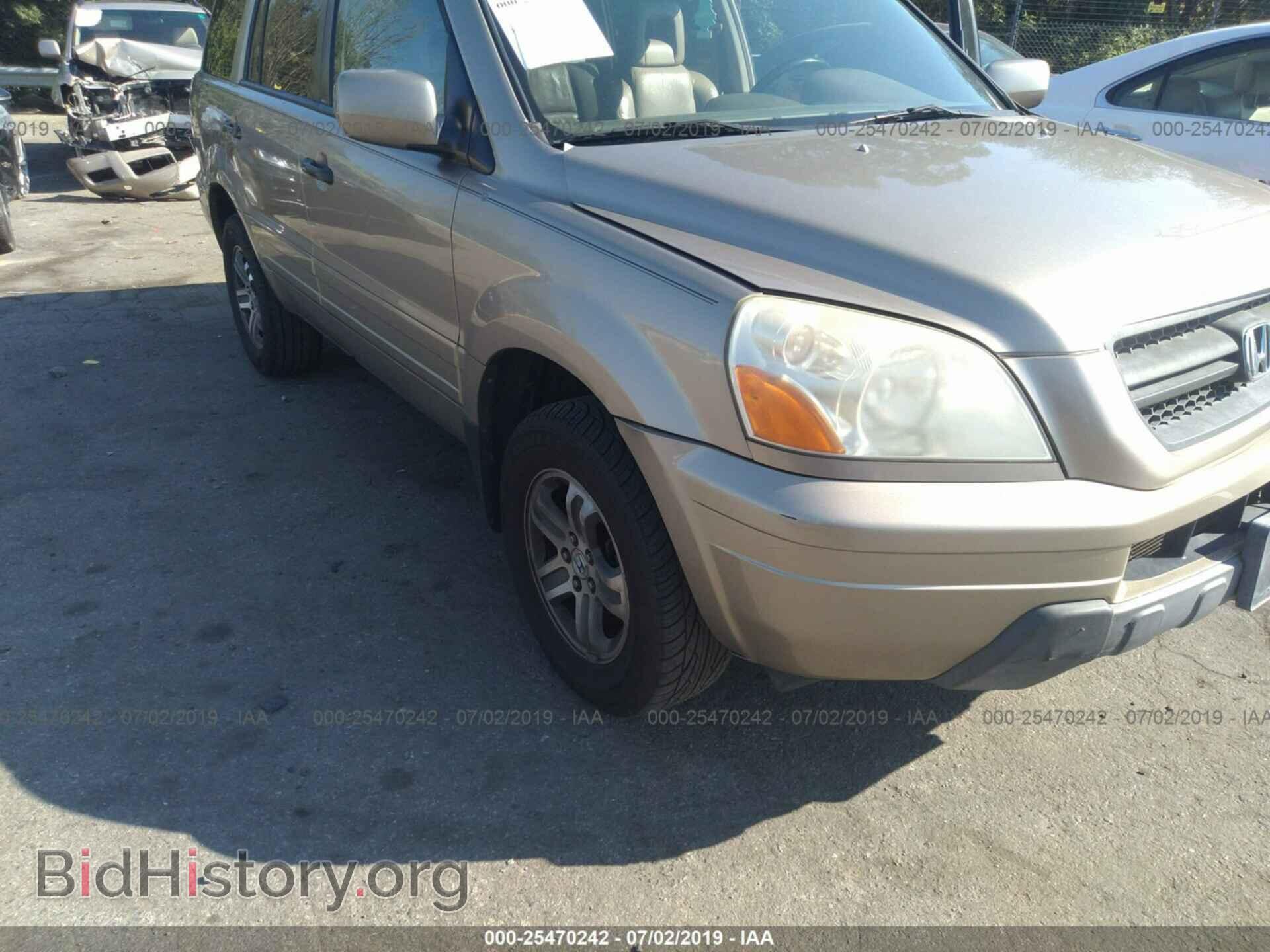 Photo 5FNYF185X5B017503 - HONDA PILOT 2005