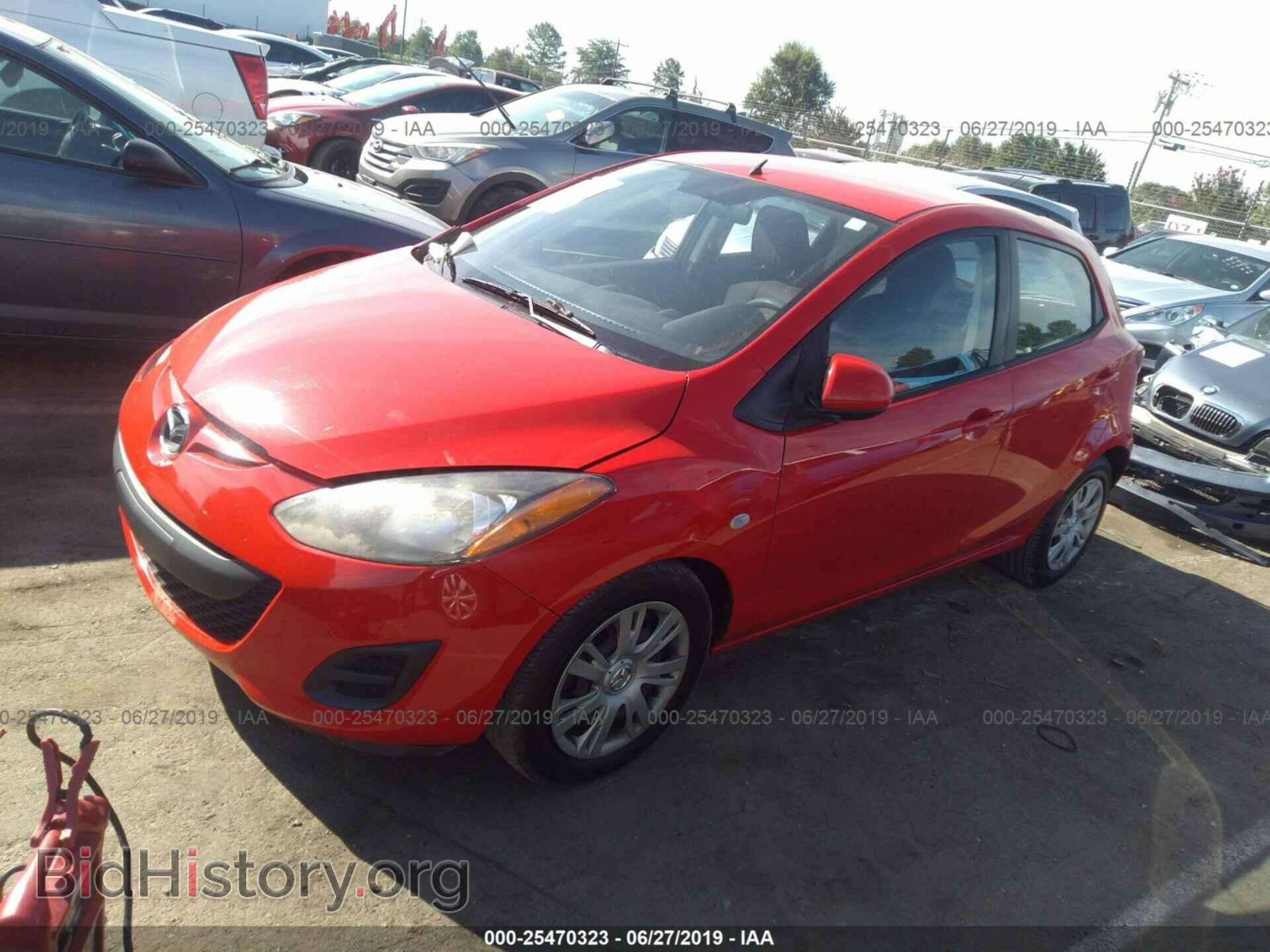 2012 MAZDA MAZDA2 - VIN: JM1DE1KY3C0139488 - Фото 2