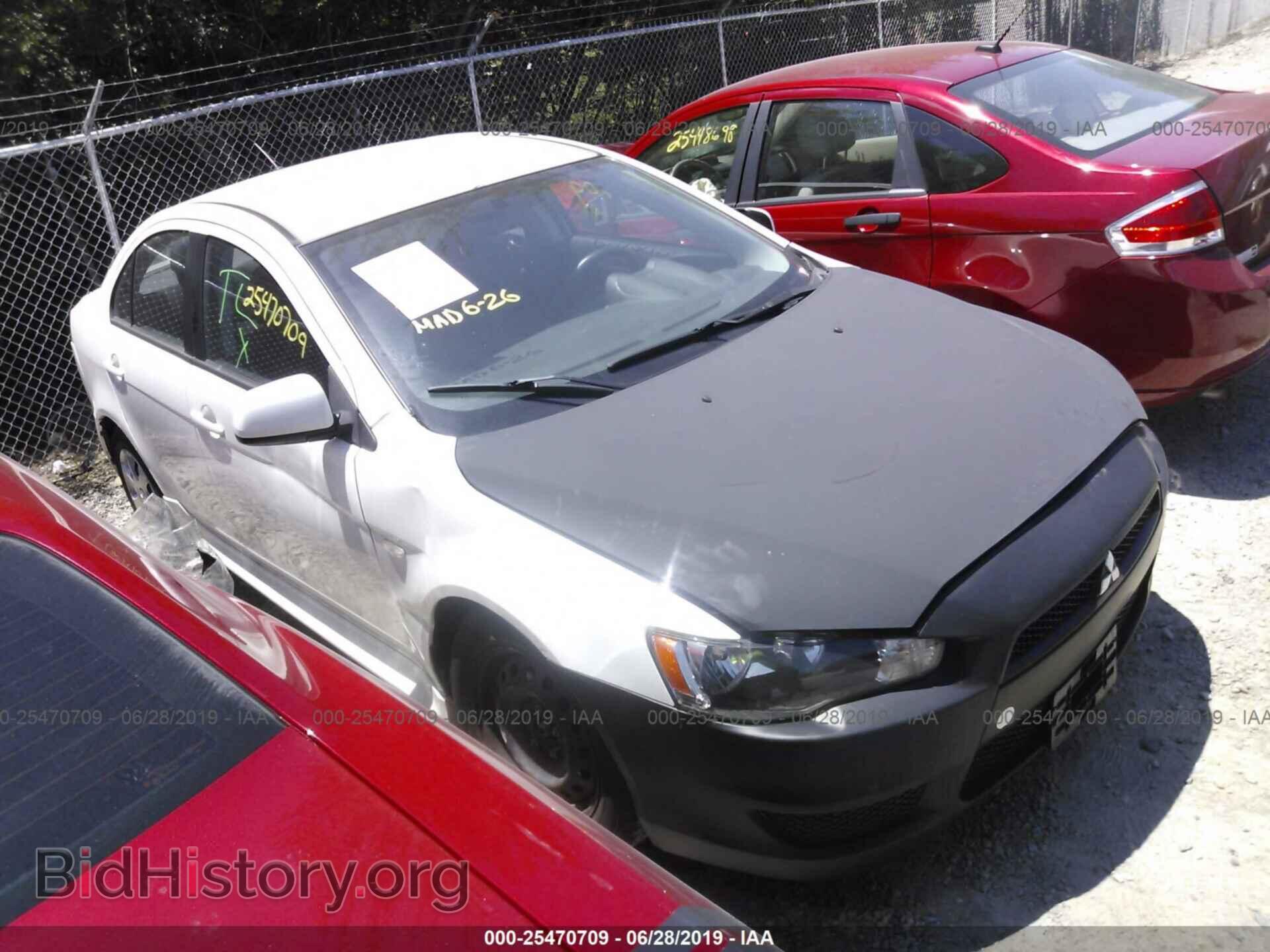 Photo JA32U2FU2CU026033 - MITSUBISHI LANCER 2012