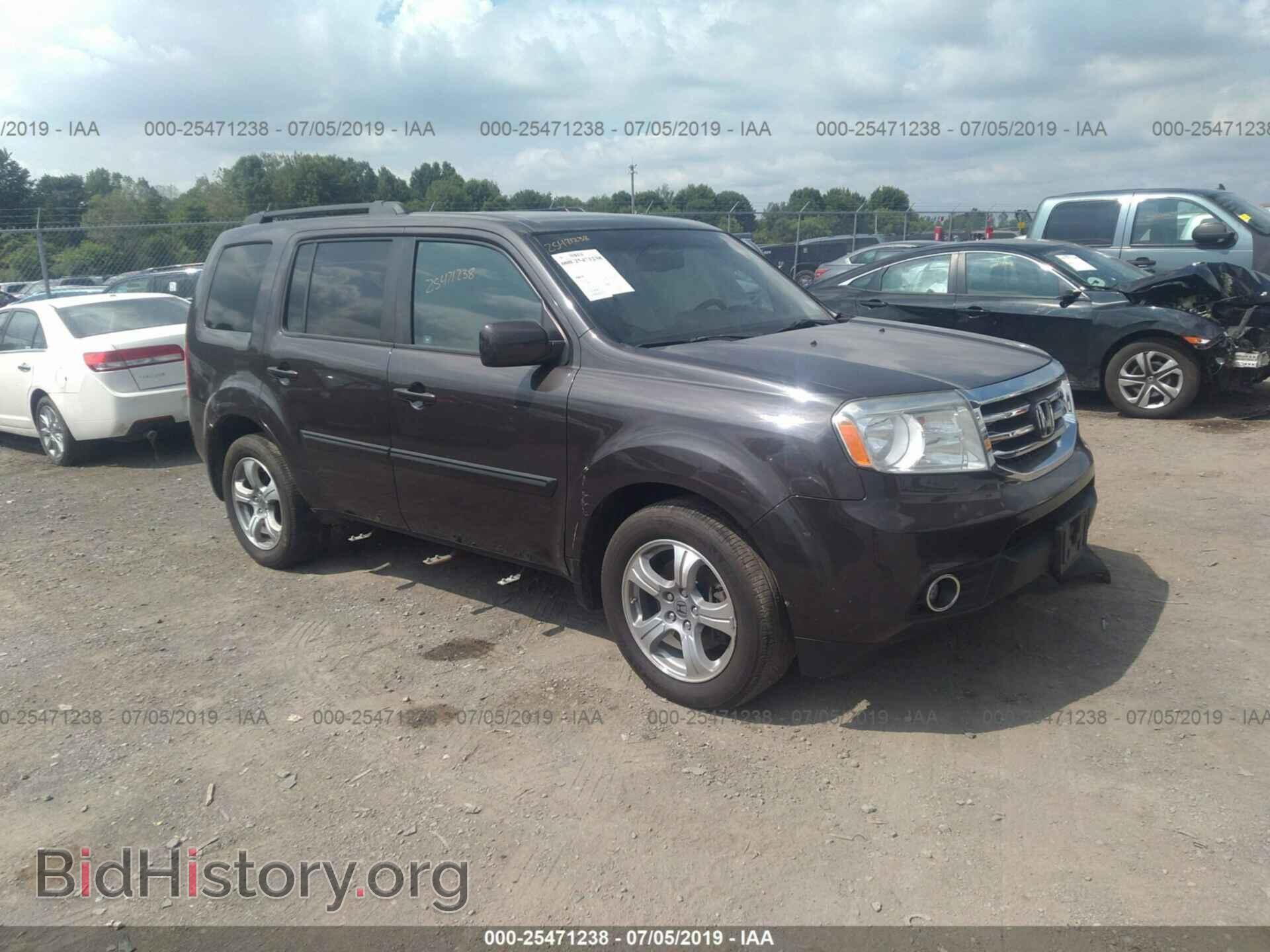 Фотография 5FNYF4H71CB015557 - HONDA PILOT 2012